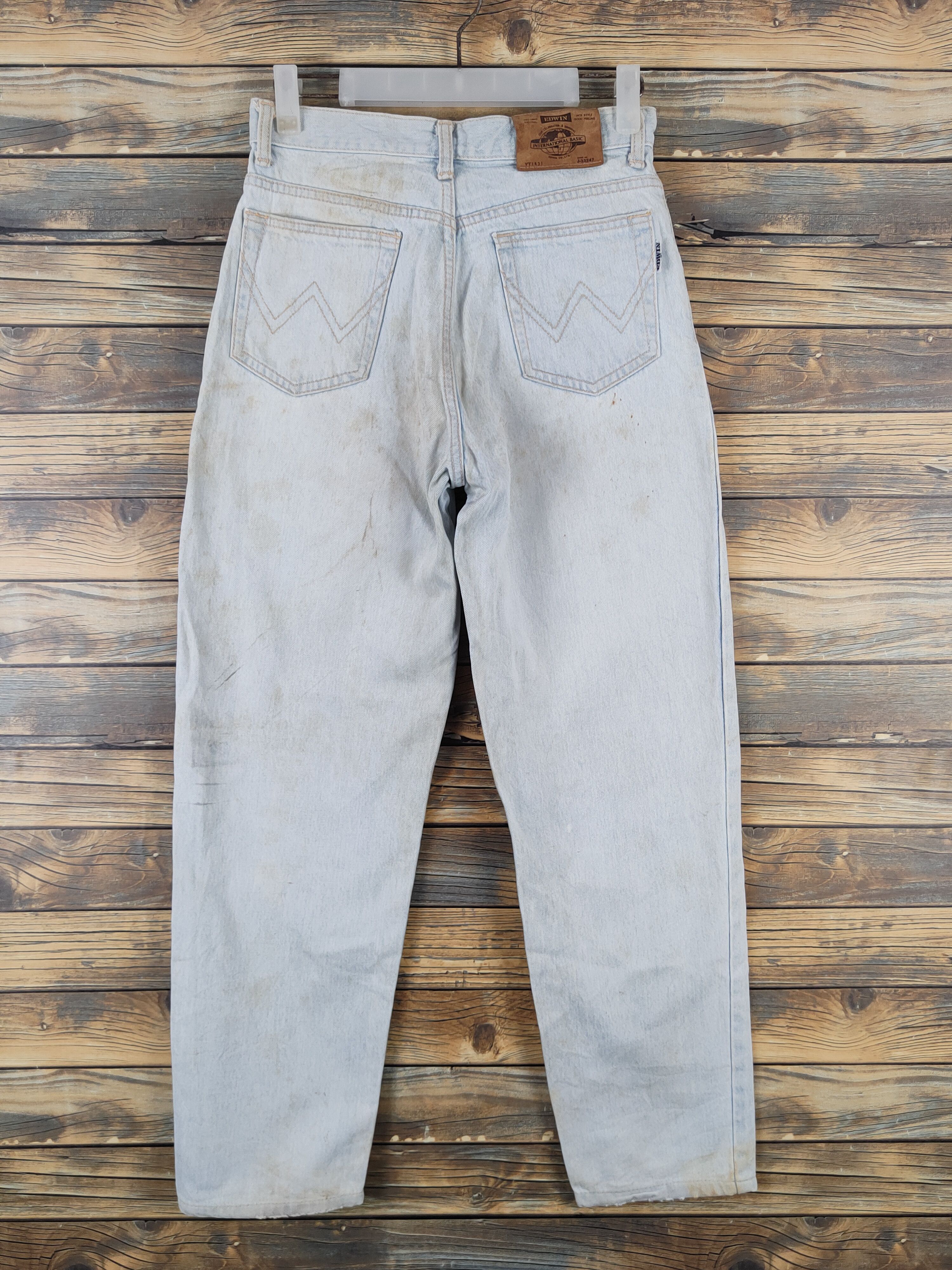 Edwin Edwin Light Blue Distressed Ripped Jeans #W1402 Size US 27 - 7 Thumbnail