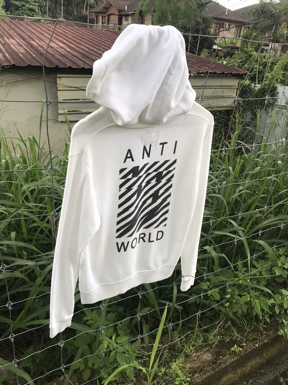 Japanese Brand × Number (N)ine Number Nine Anti World Hoodie Jacket Size US S / EU 44-46 / 1 - 2 Thumbnail