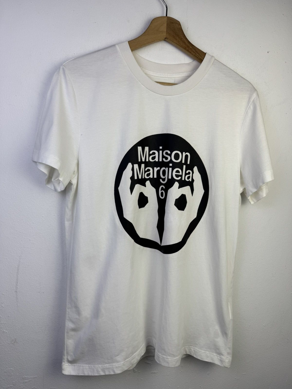 Maison Margiela Maison Margiela 6 MM6 Classic Logo Tee Size L / US 10 / IT 46 - 2 Thumbnail