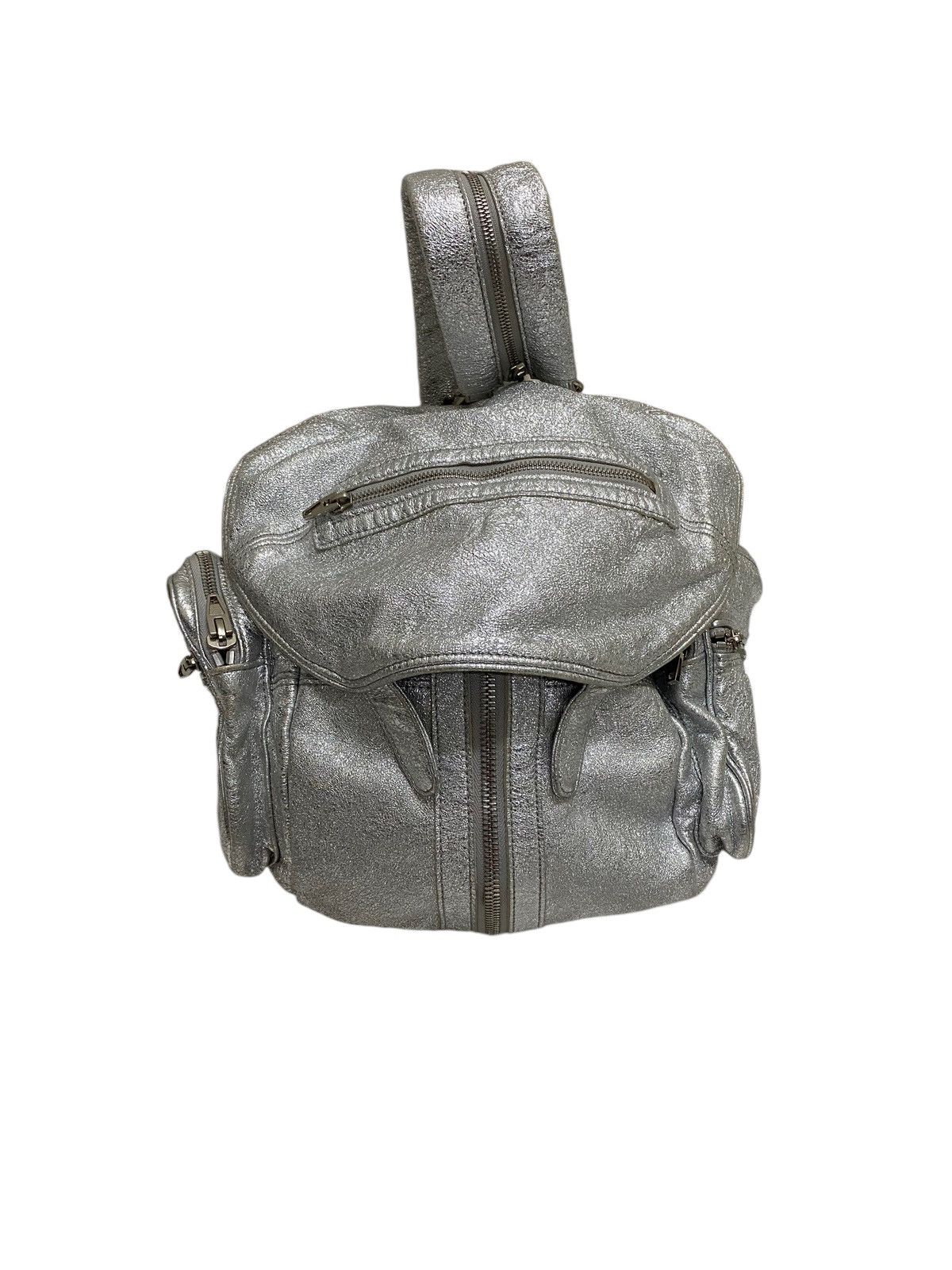 Alexander Wang Shining Soft Leather Backpack Size ONE SIZE - 1 Thumbnail