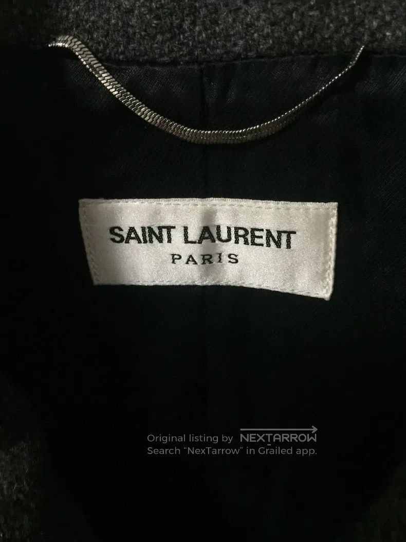 Saint Laurent Paris Saint Laurent Paris Grey Zebra Print Baseball Jacket Size US M / EU 48-50 / 2 - 2 Thumbnail
