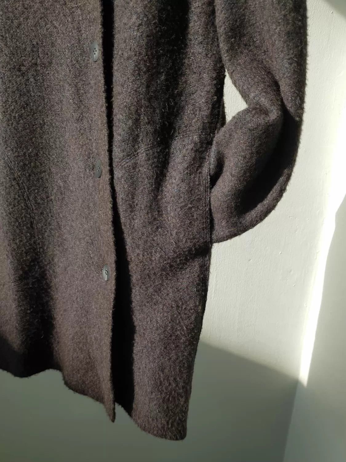 Issey Miyake ISSEY MIYAKE Vtg Decon Diag Placket Wool Unisex F size Size S / US 4 / IT 40 - 6 Thumbnail