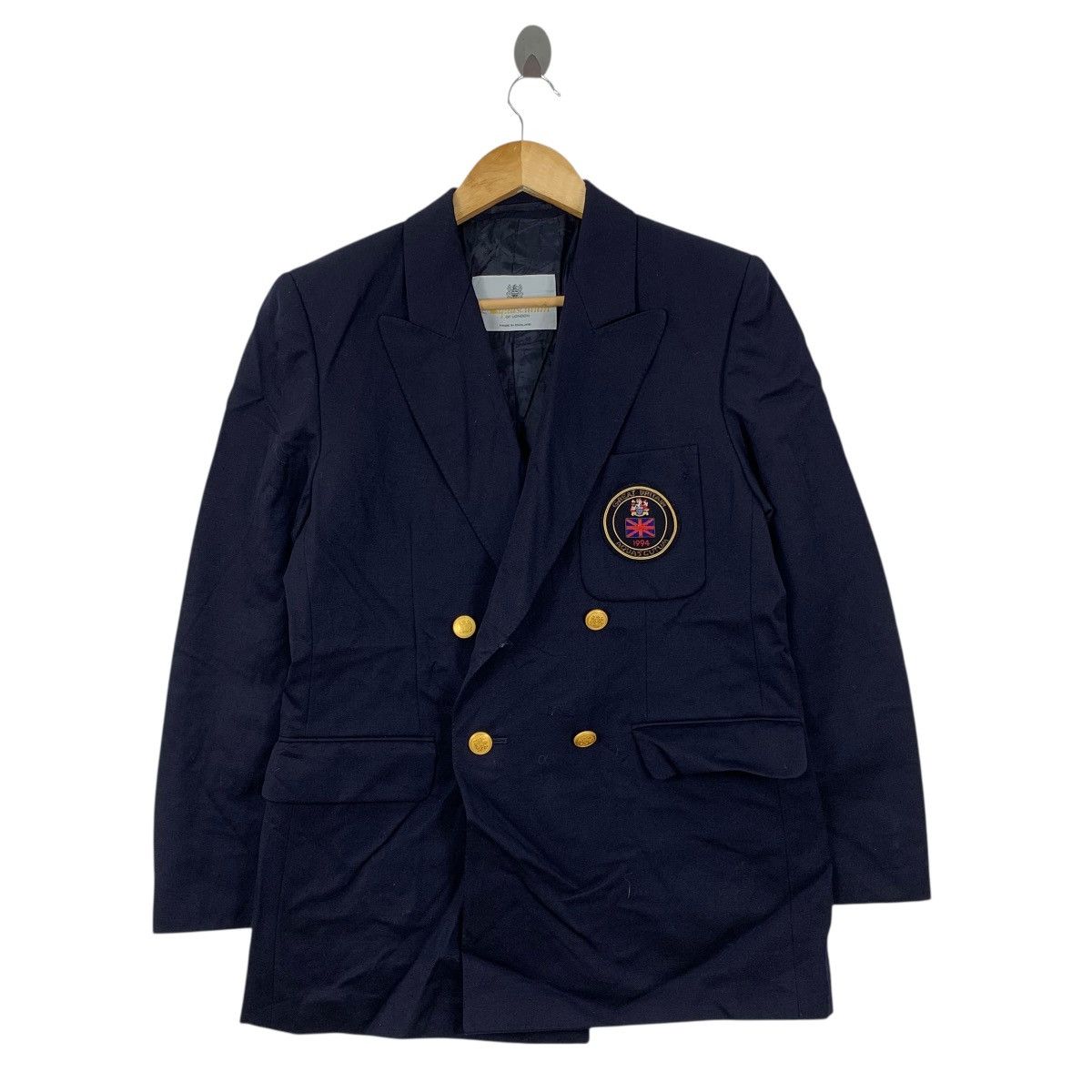 Aquascutum Vintage 1994 AQUASCUTUM Great Britain Blazer Coat Jacket Size US S / EU 44-46 / 1 - 1 Thumbnail