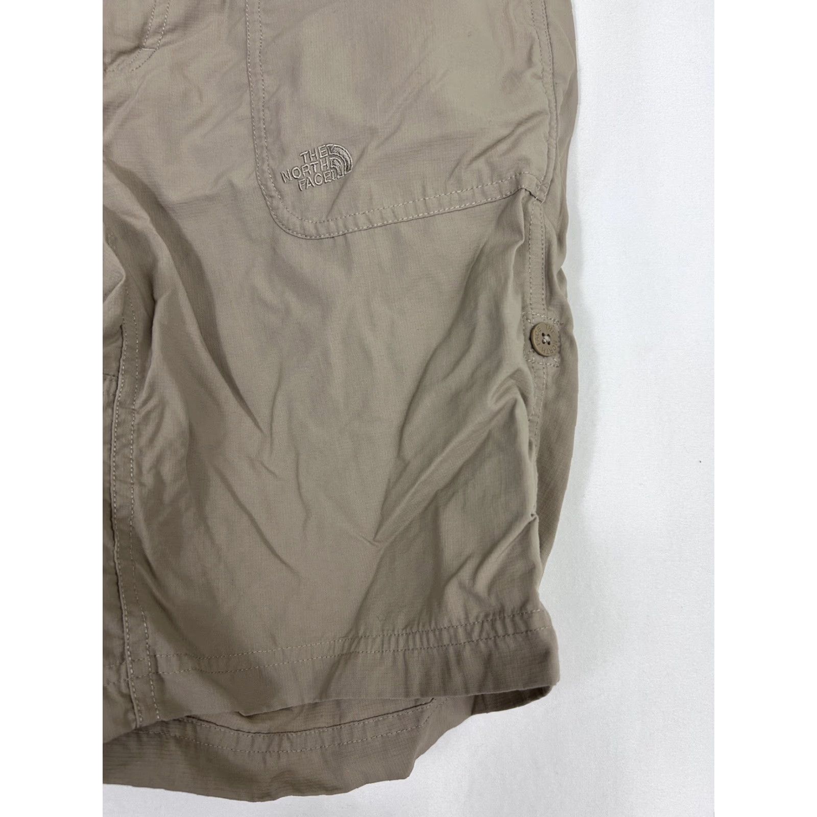 The North Face The North Face Horizon II Roll Up Shorts Womens Regular Size 10 Khaki Nylon 34x9.5 Size 24" / US 00 / IT 34 - 3 Thumbnail