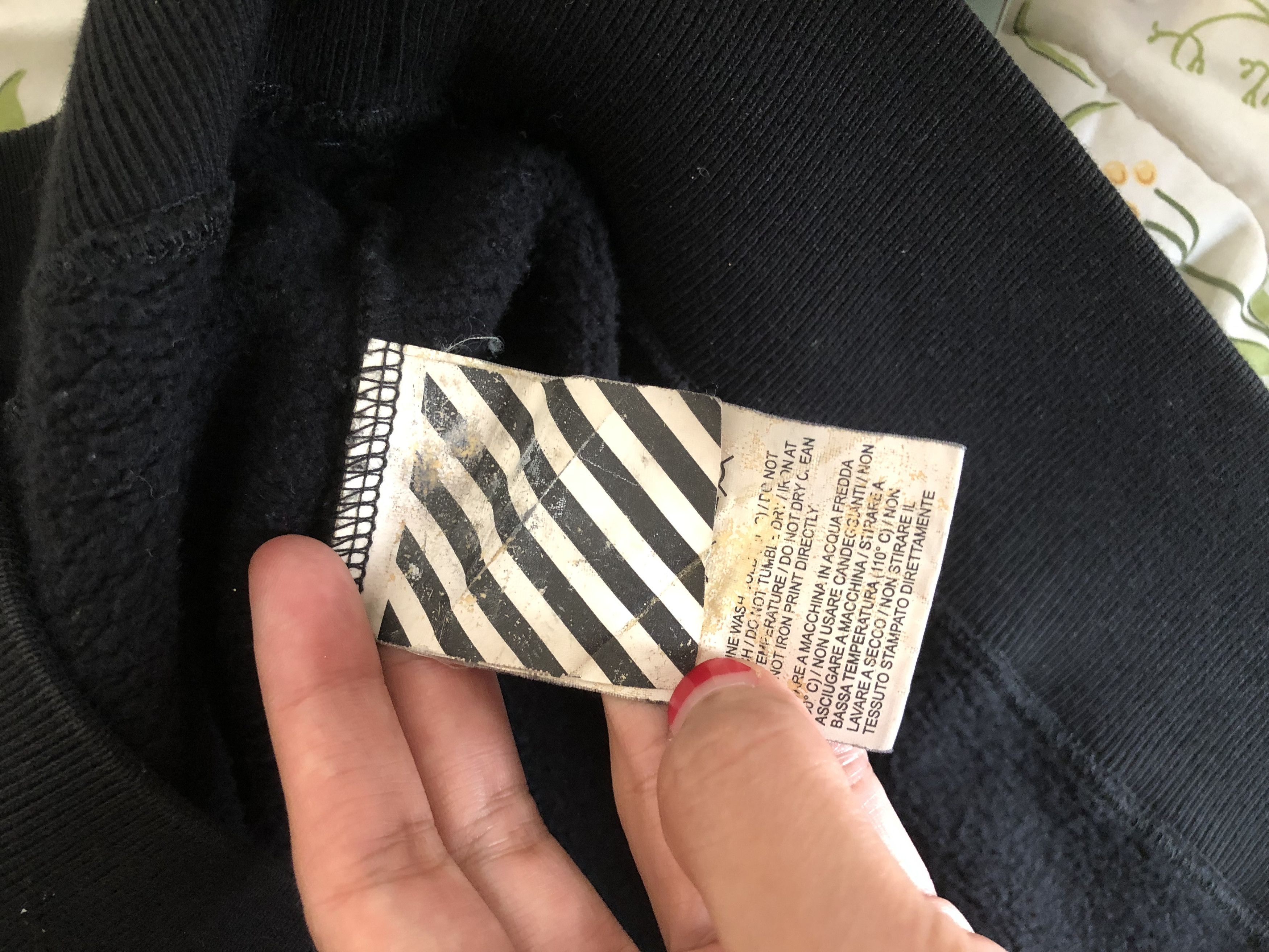 Off-White Off white Diagonal Flame Crewneck Size US L / EU 52-54 / 3 - 4 Thumbnail