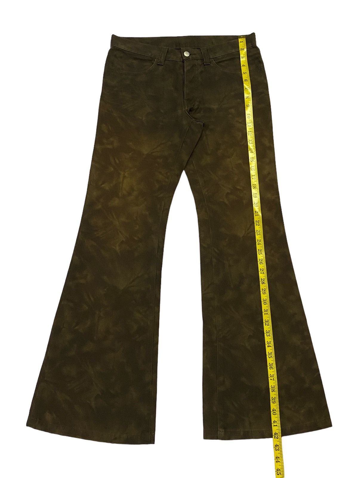 Tornado Mart Rare‼️Vintage Tornado Mart flare Brown Pants Size US 31 - 6 Thumbnail