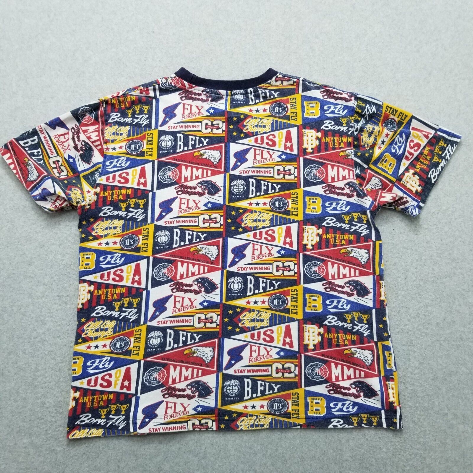 Other Born Fly Shirt Men Large All Over Print Embroidered Size US L / EU 52-54 / 3 - 2 Thumbnail