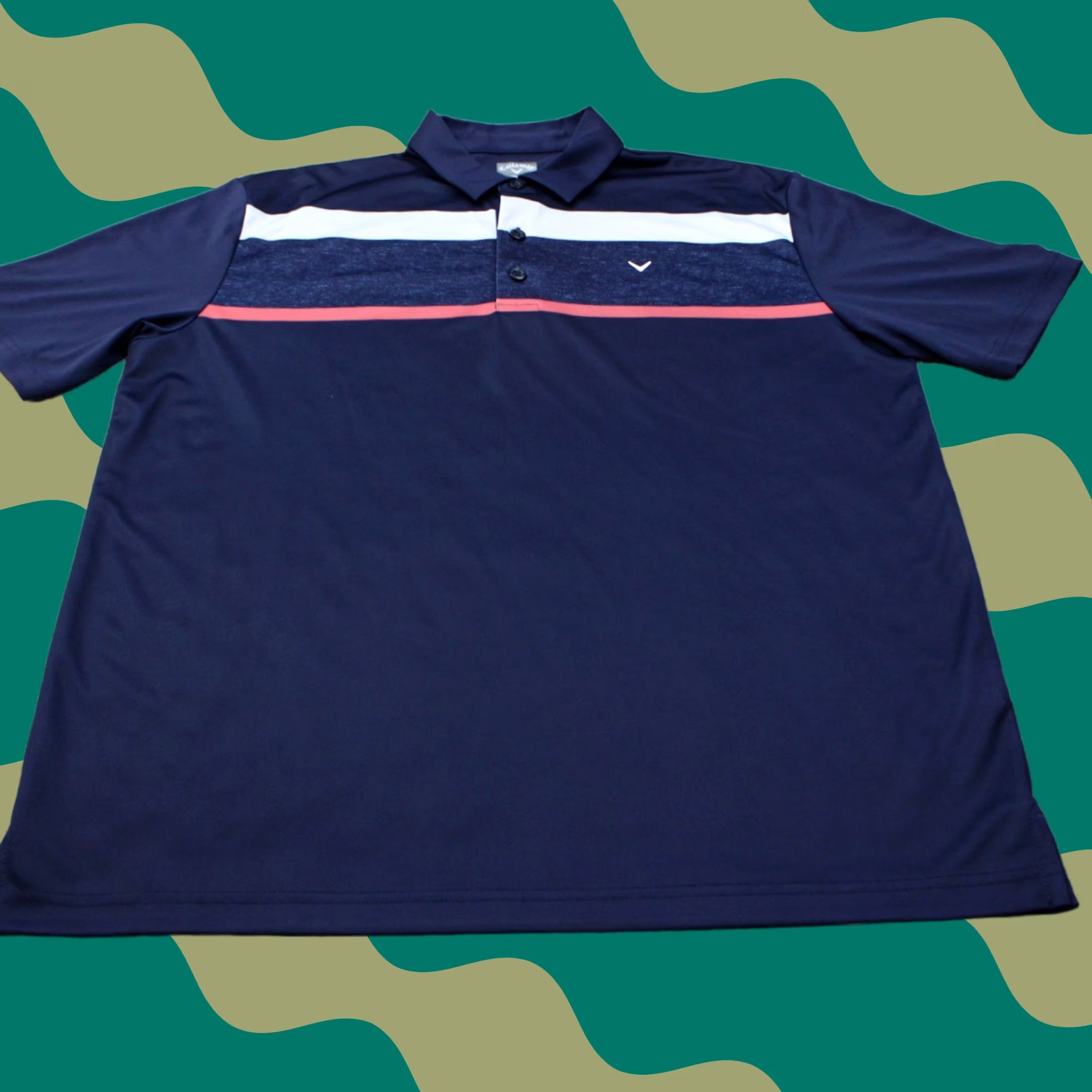Callaway Callaway Opti-Dri Polo Shirt Mens Medium Blue 100% Polyester Golf Short Sleeve Polo Shirt Size US M / EU 48-50 / 2 - 1 Thumbnail