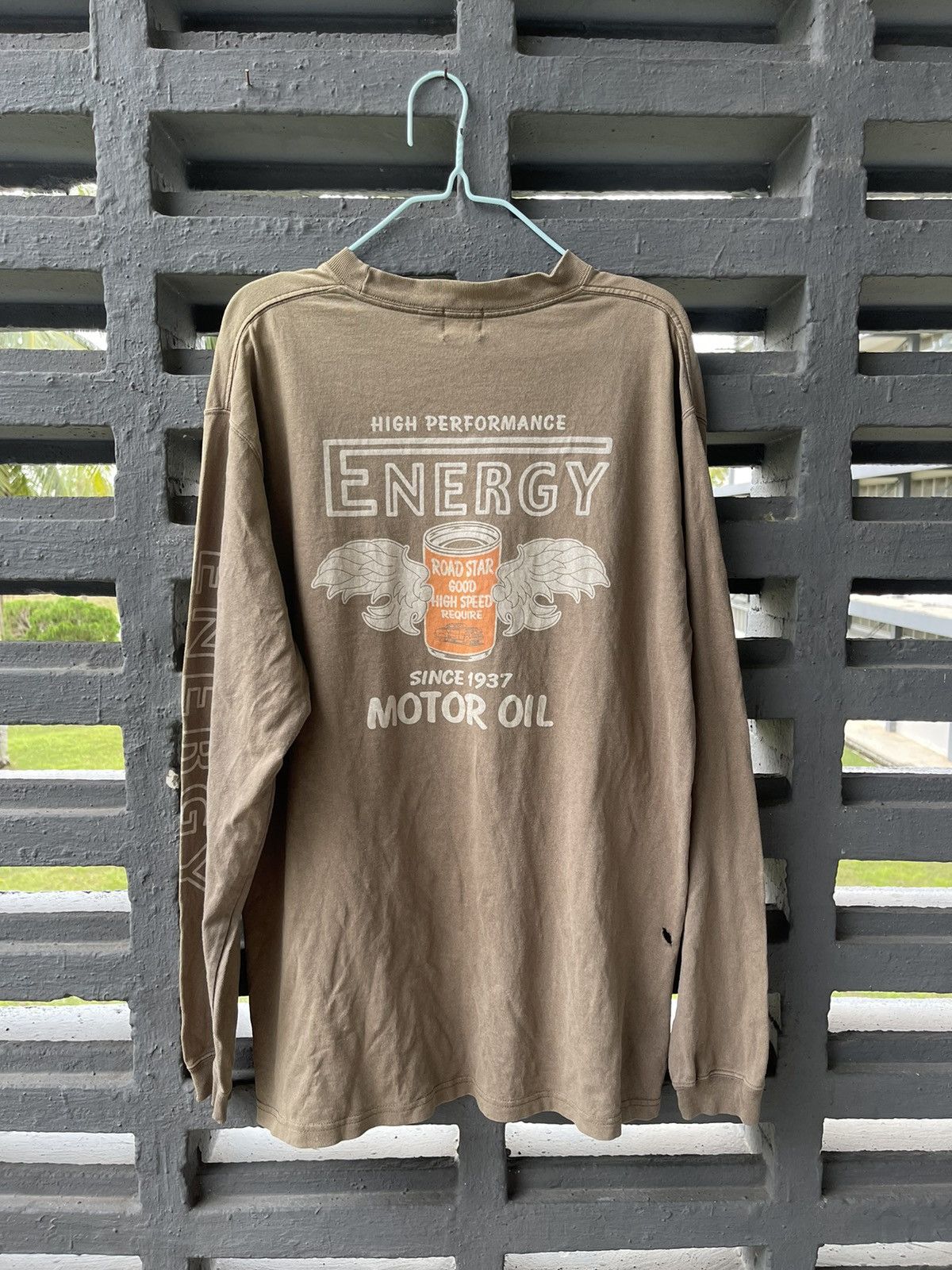 Indian Motorcycle × Vintage Motor Oil high performance long sleeve t-shirt Size US L / EU 52-54 / 3 - 2 Thumbnail