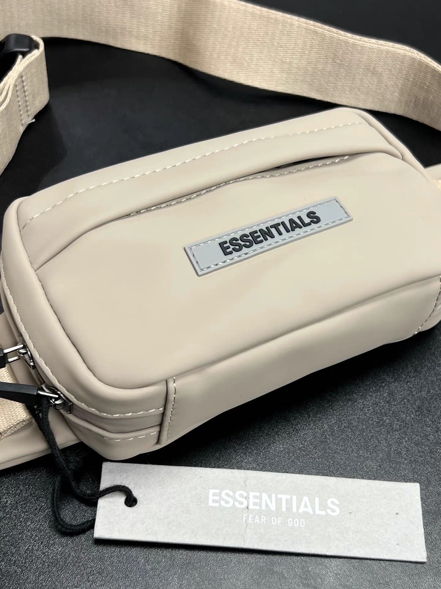 Essentials Essentials FOG PU Crossbody Bag Khaki K15 Size ONE SIZE - 2 Thumbnail