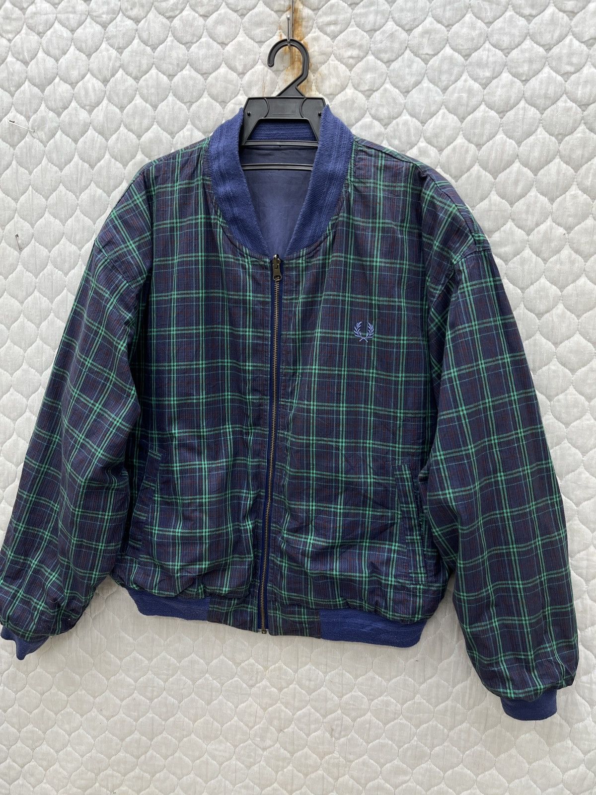 Fred Perry 🔥🔥🔥STEALS VTG FRED PERRY REVERSIBLE BOMBER JACKET Size US L / EU 52-54 / 3 - 3 Thumbnail