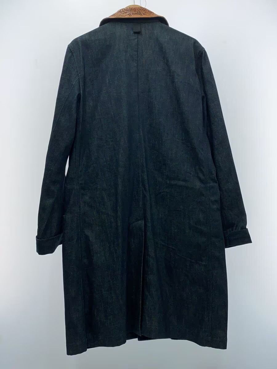 Kapital Kapital Kountry Denim Carving Leather Coat Size US L / EU 52-54 / 3 - 2 Thumbnail