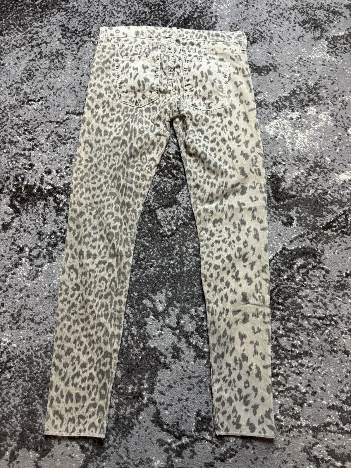 Current/Elliot × Japanese Brand × Vintage Vintage leopard print Current Elliott low waist velvet jeans Size 26" / US 2 / IT 38 - 11 Thumbnail