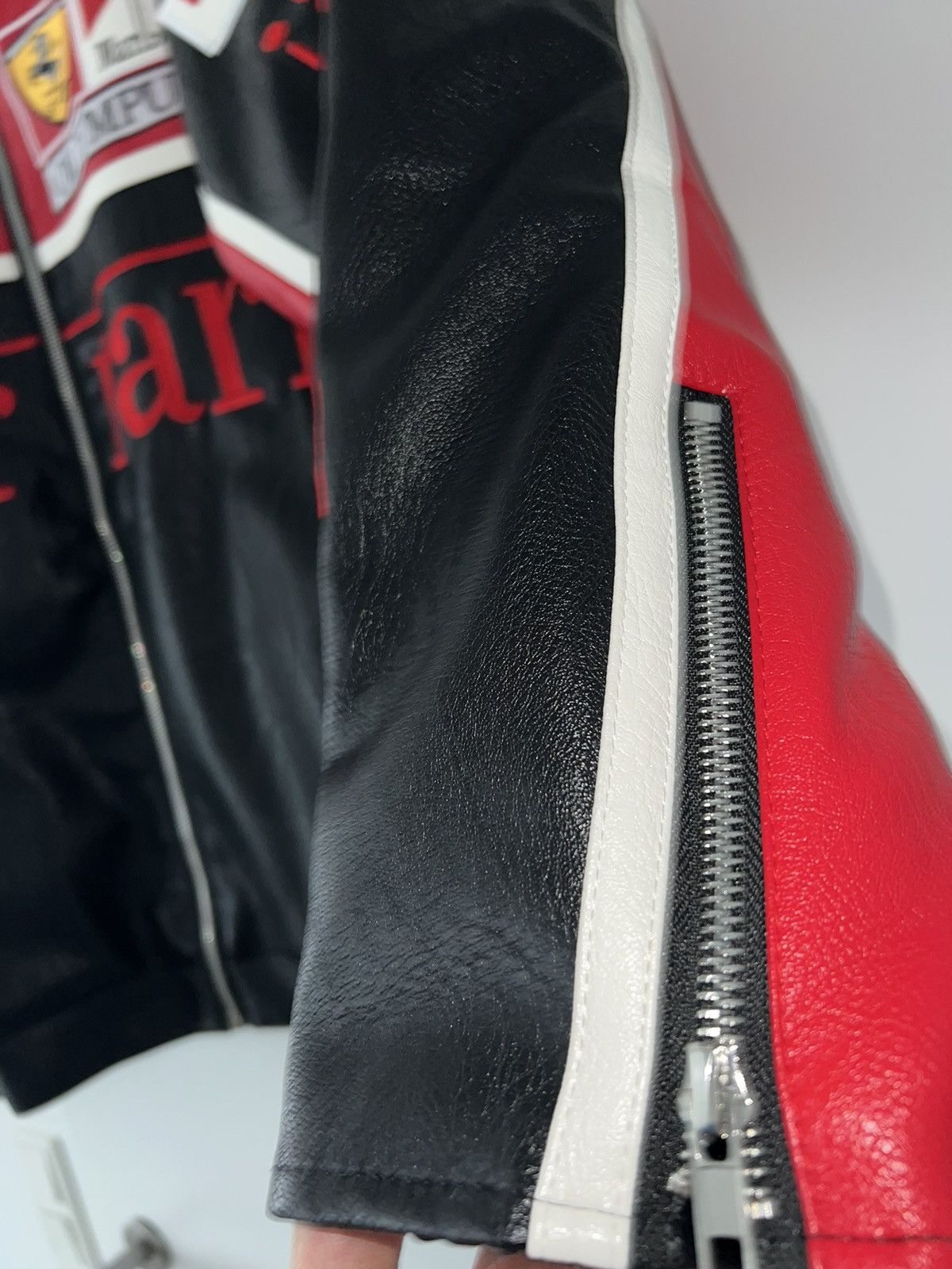 Other × Vintage Ferrari Racing leather Jacket Size US M / EU 48-50 / 2 - 11 Thumbnail