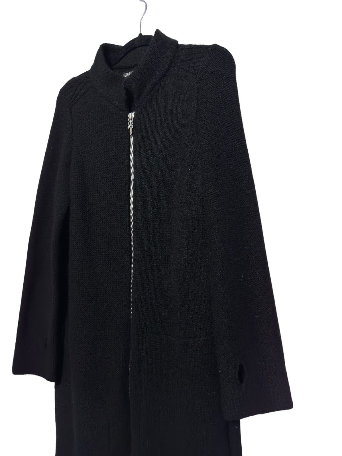 Chrome Hearts Chrome Hearts Cashmere Long Zip Up w/ Flooded Patched Spine Size US S / EU 44-46 / 1 - 7 Thumbnail