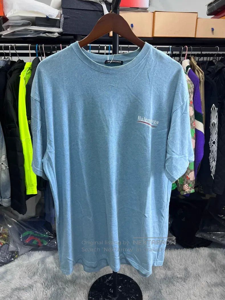 Balenciaga Balenciaga Wave Short-Sleeve Size US L / EU 52-54 / 3 - 1 Thumbnail