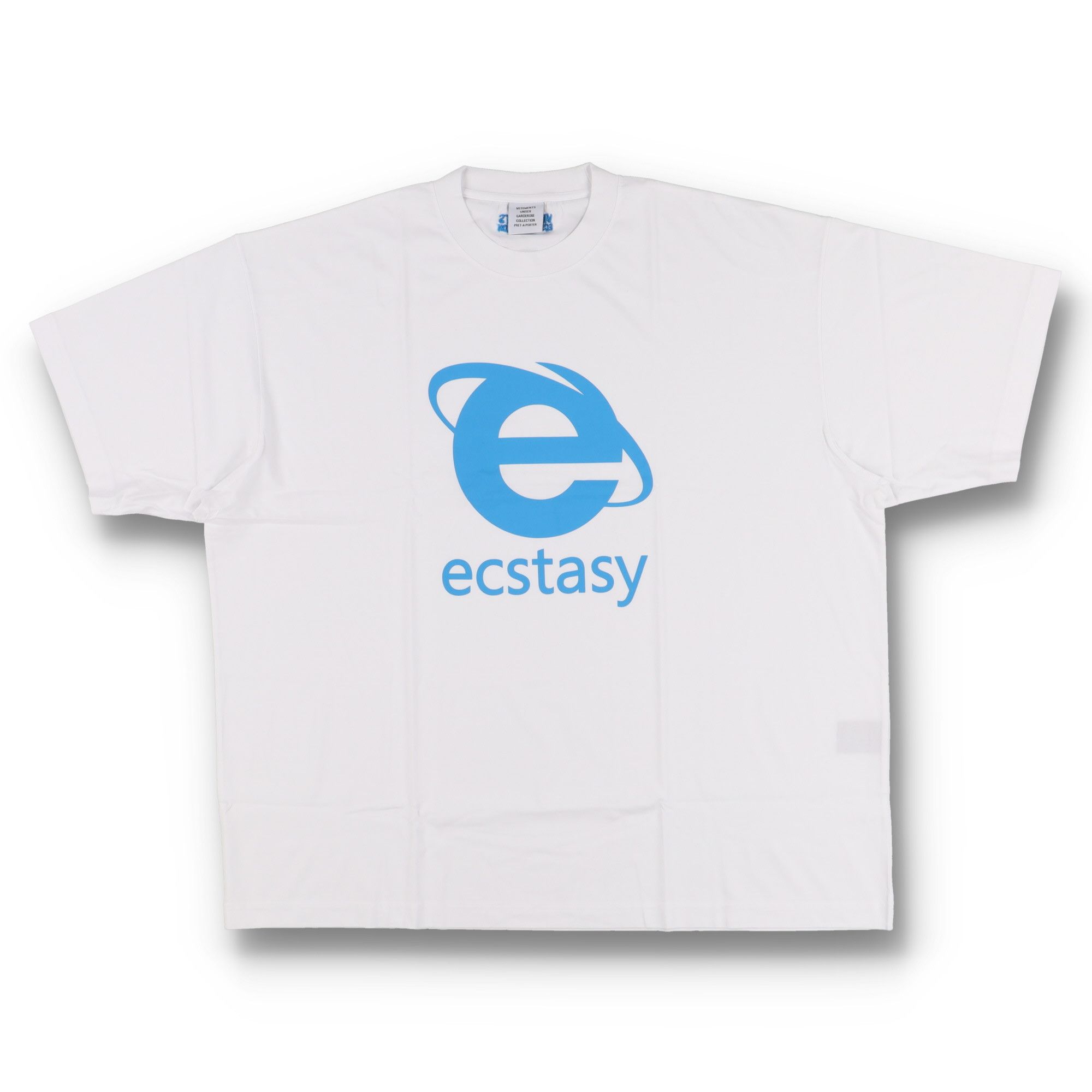 VETEMENTS ECSTASY T-SHIRT サイズ XS Vetements Ecstasy Parody T Shirt Grunge Y2K Goth Emo Archive