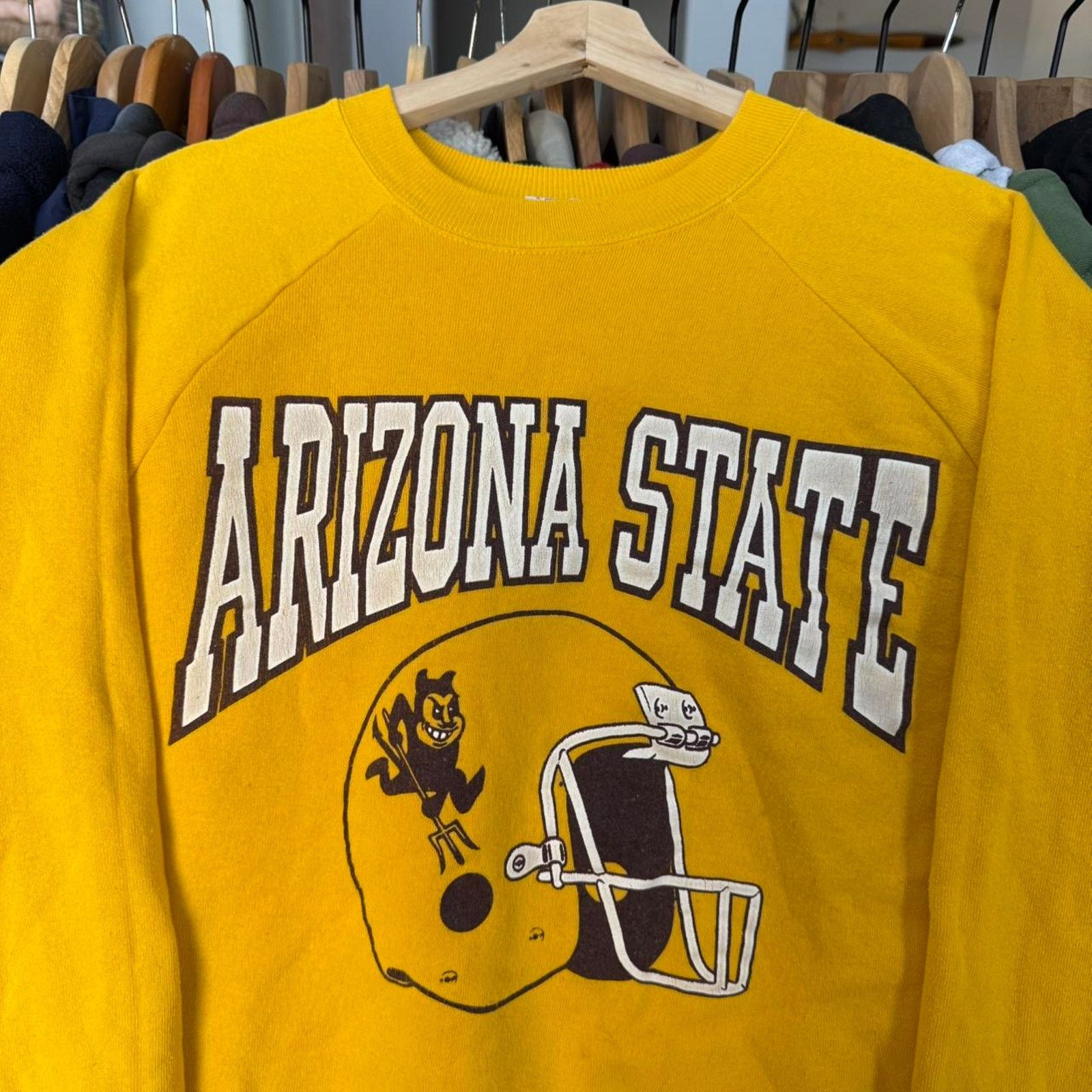 Other Vintage 80s ASU Arizona State University Sweatshirt Size US XL / EU 56 / 4 - 2 Thumbnail