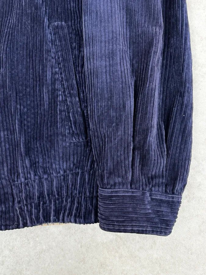 Valentino 1990s Valentino Navy Corduroy Premium Jacket Size US M / EU 48-50 / 2 - 10 Thumbnail