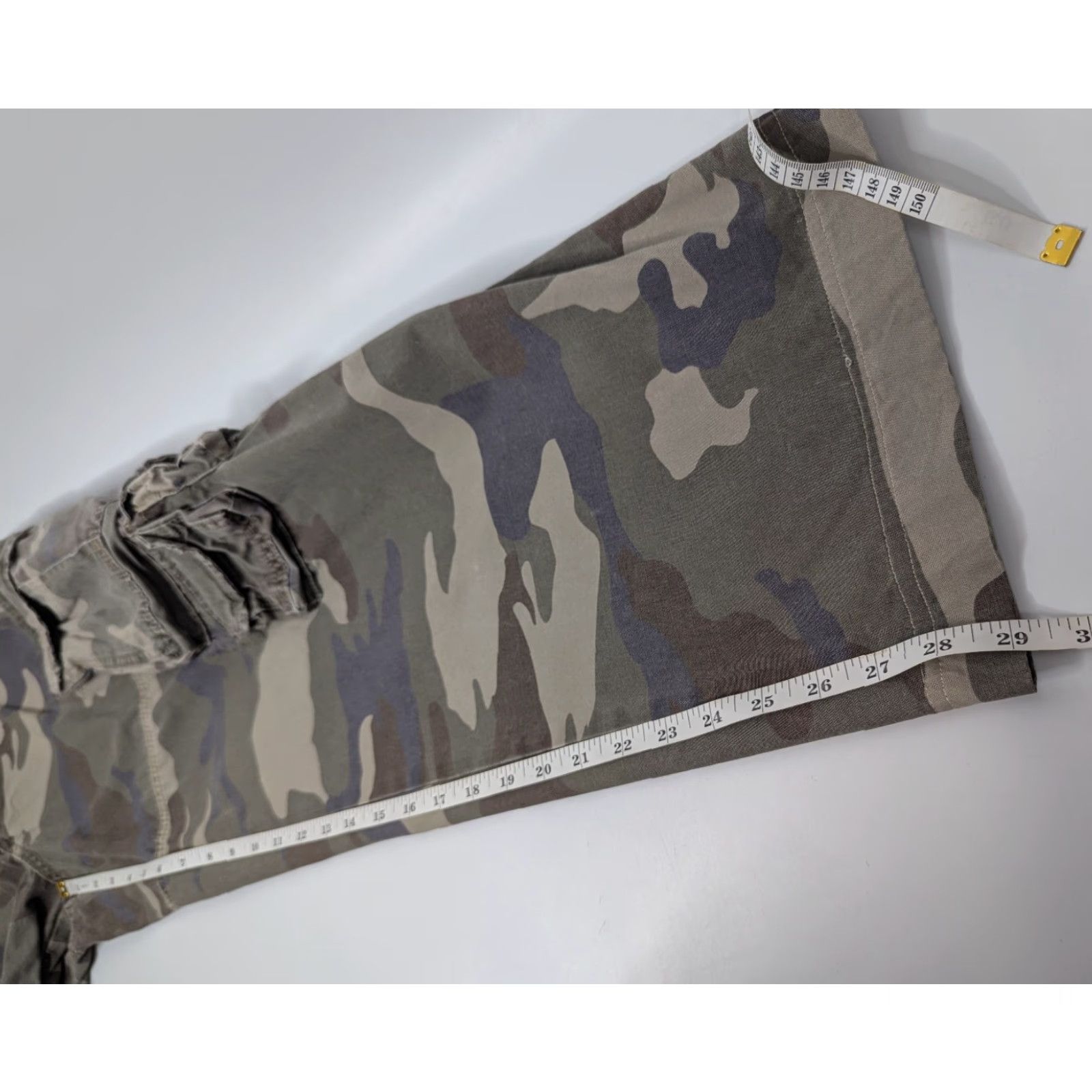 Mossimo Mossimo Cargo Pants Men’s 34x32 Camo Baggy Straight 90s Army Vintage Casual Workwear Size US 34 / EU 50 - 6 Thumbnail