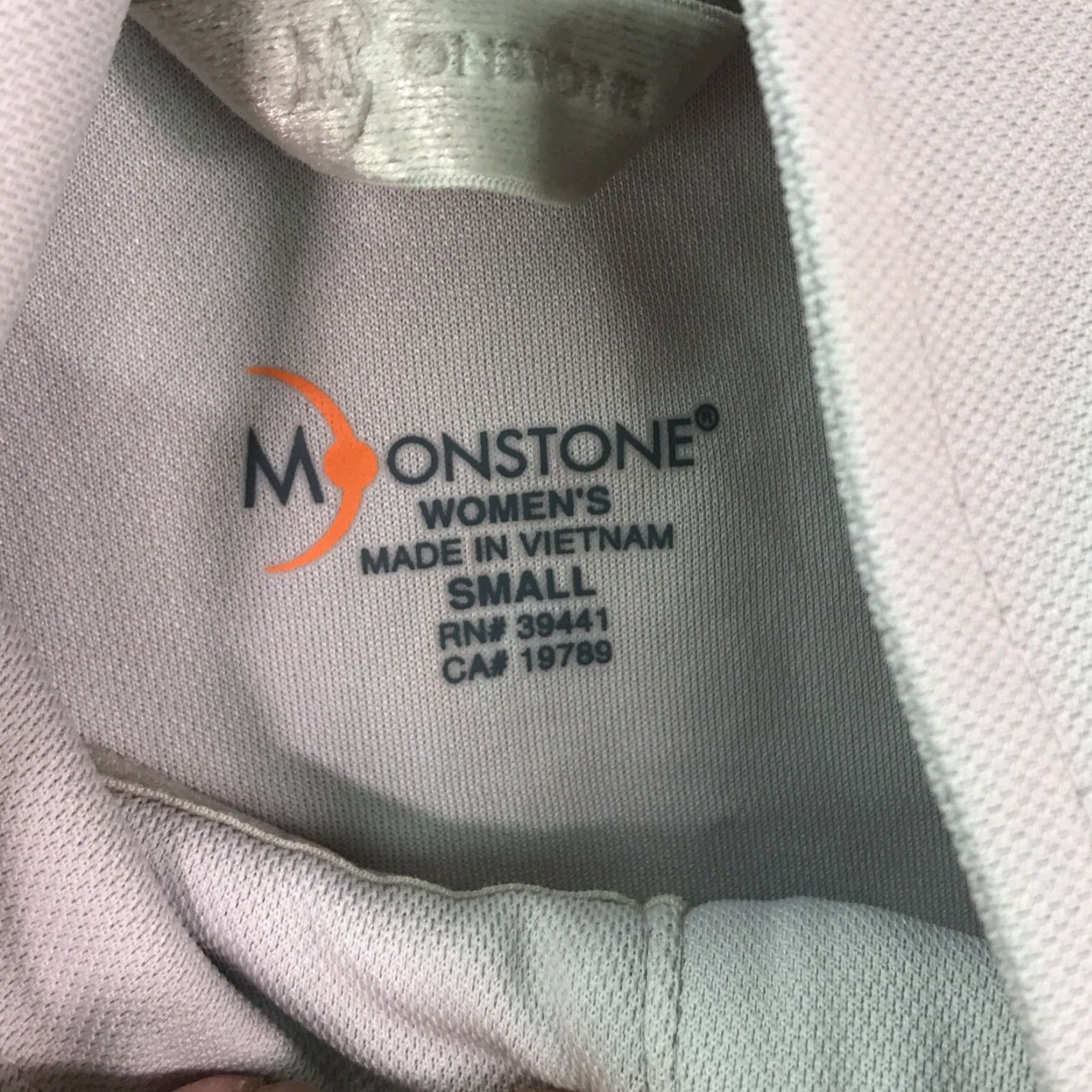 Vintage Moonstone Blouse Shirt Womens Mock Neck Long Sleeve Beige Top Size Small Size S / US 4 / IT 40 - 5 Thumbnail