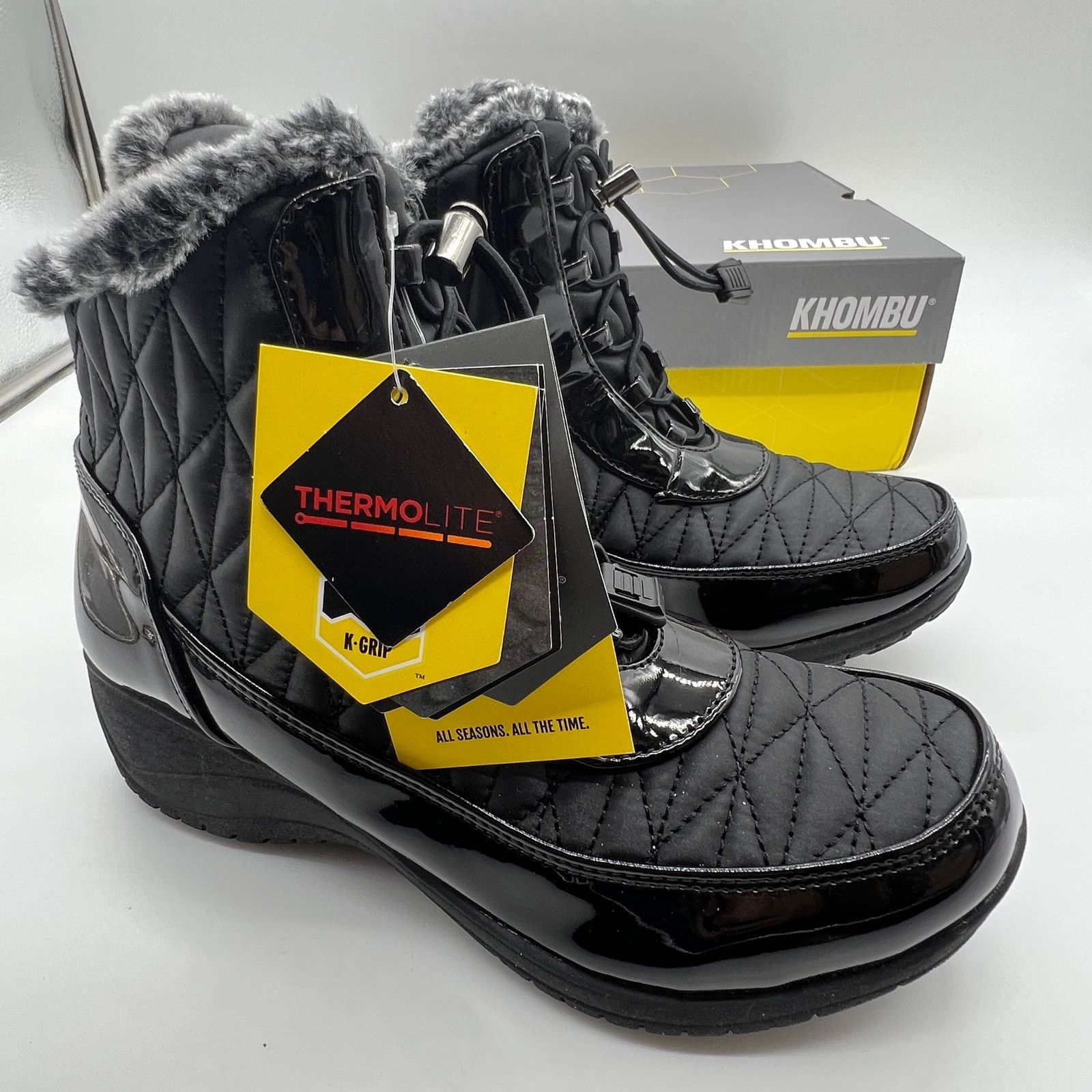 Other Khombu Waterproof Winter Ankle Snow Boots Size 7M Size US 7 / IT 37 - 1 Thumbnail