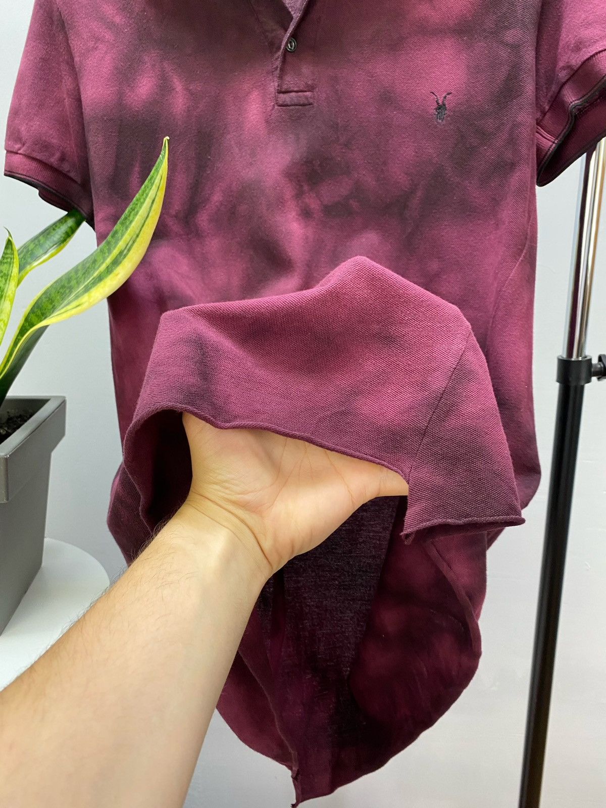 Allsaints Allsaints Tie Dye Polo T-shirts Size US M / EU 48-50 / 2 - 12 Thumbnail