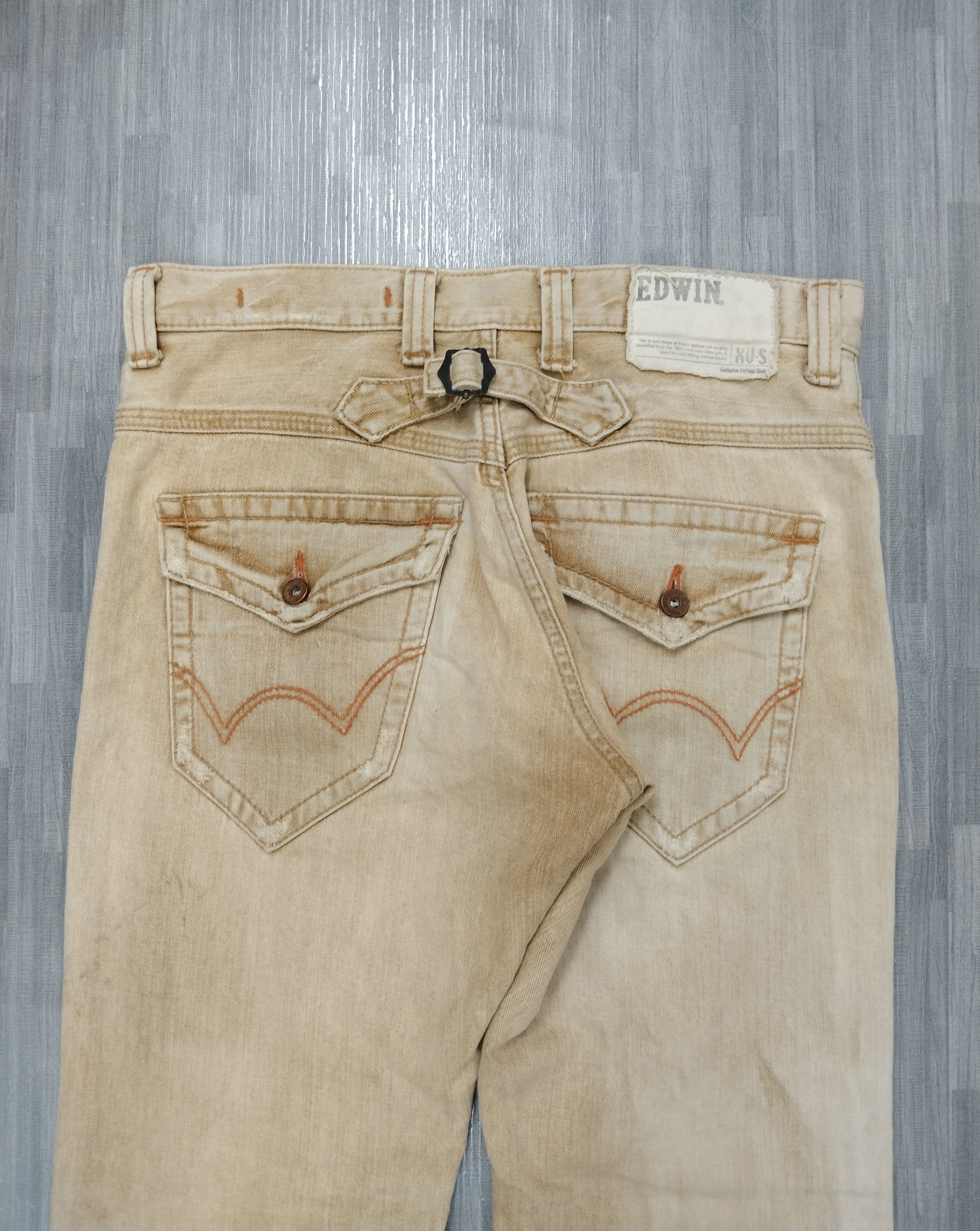 Edwin FLARE SICK WASHED EDWIN DENIM PANTS Size US 32 / EU 48 - 5 Thumbnail