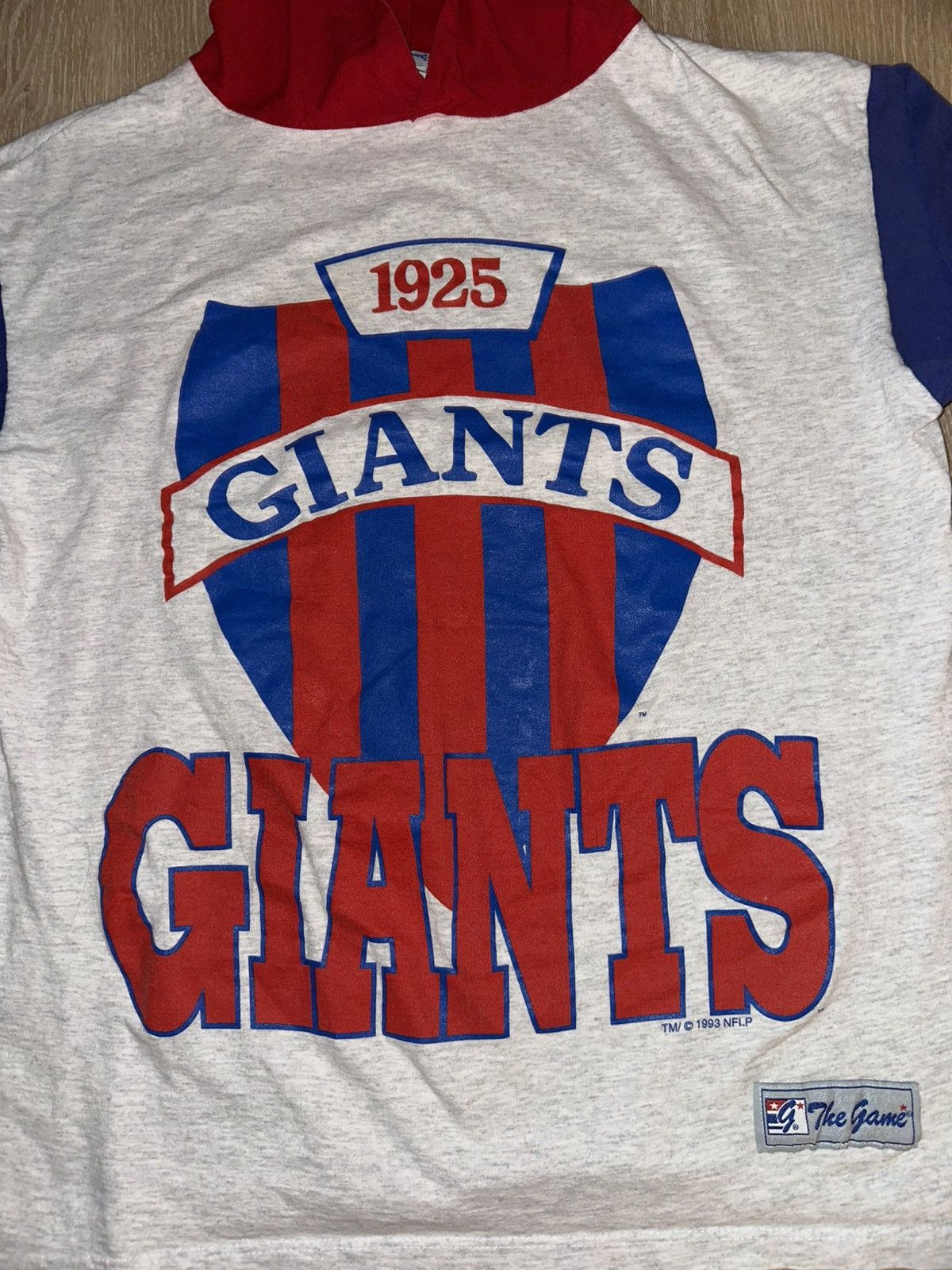 NFL × The Game × Vintage Vintage 90’s New York Giants The Game Hoodie Sweatshirt Size US L / EU 52-54 / 3 - 3 Thumbnail