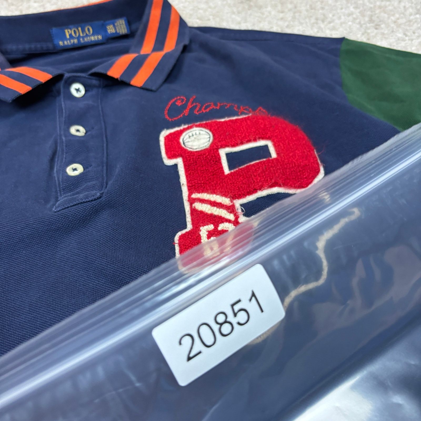Polo Ralph Lauren Polo Ralph Lauren P Wing Chenile Football Bulldog Men's 2XL Size US XXL / EU 58 / 5 - 9 Thumbnail