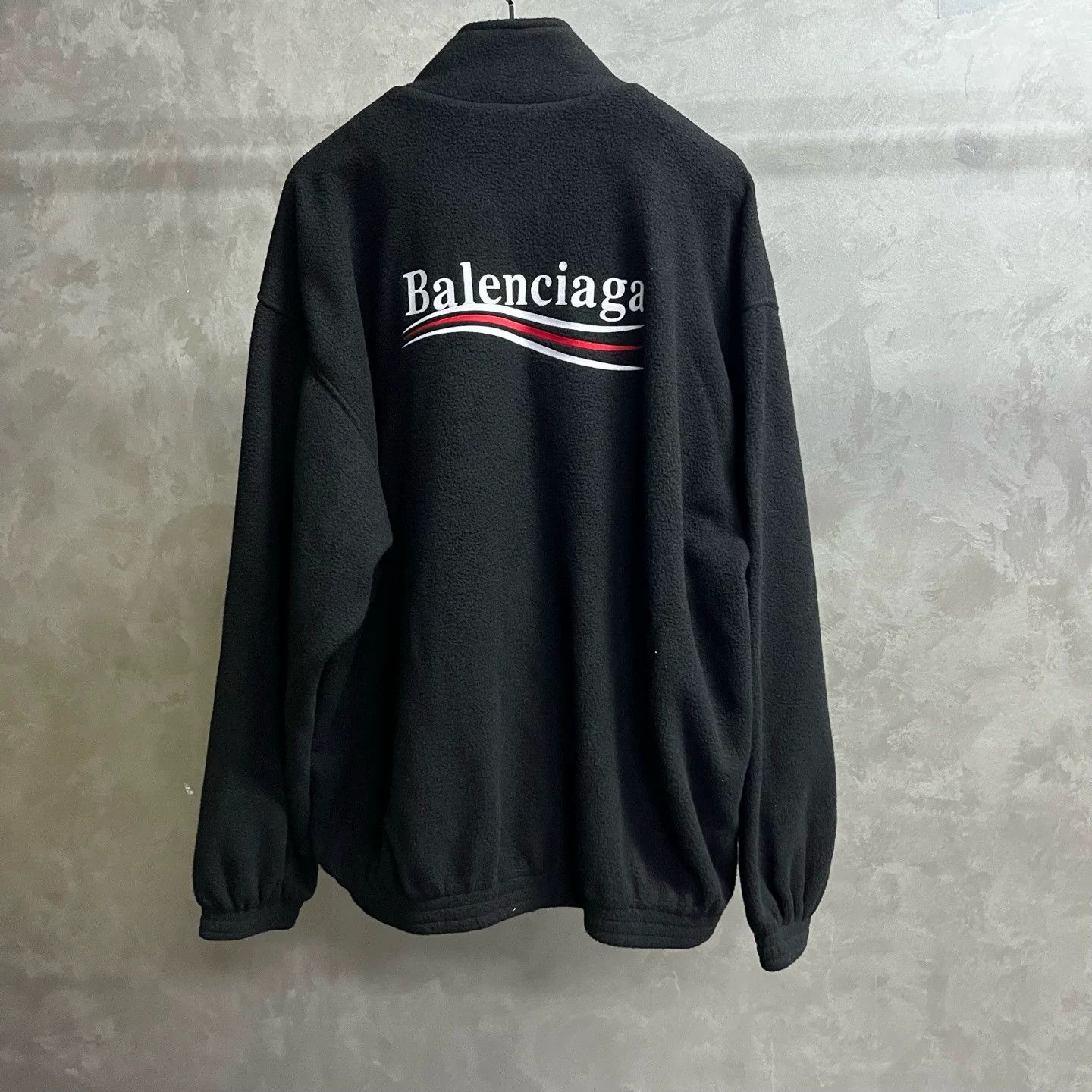 Balenciaga Balenciaga Black Logo Print Zip Jacket Size US XXS / EU 40 - 5 Thumbnail
