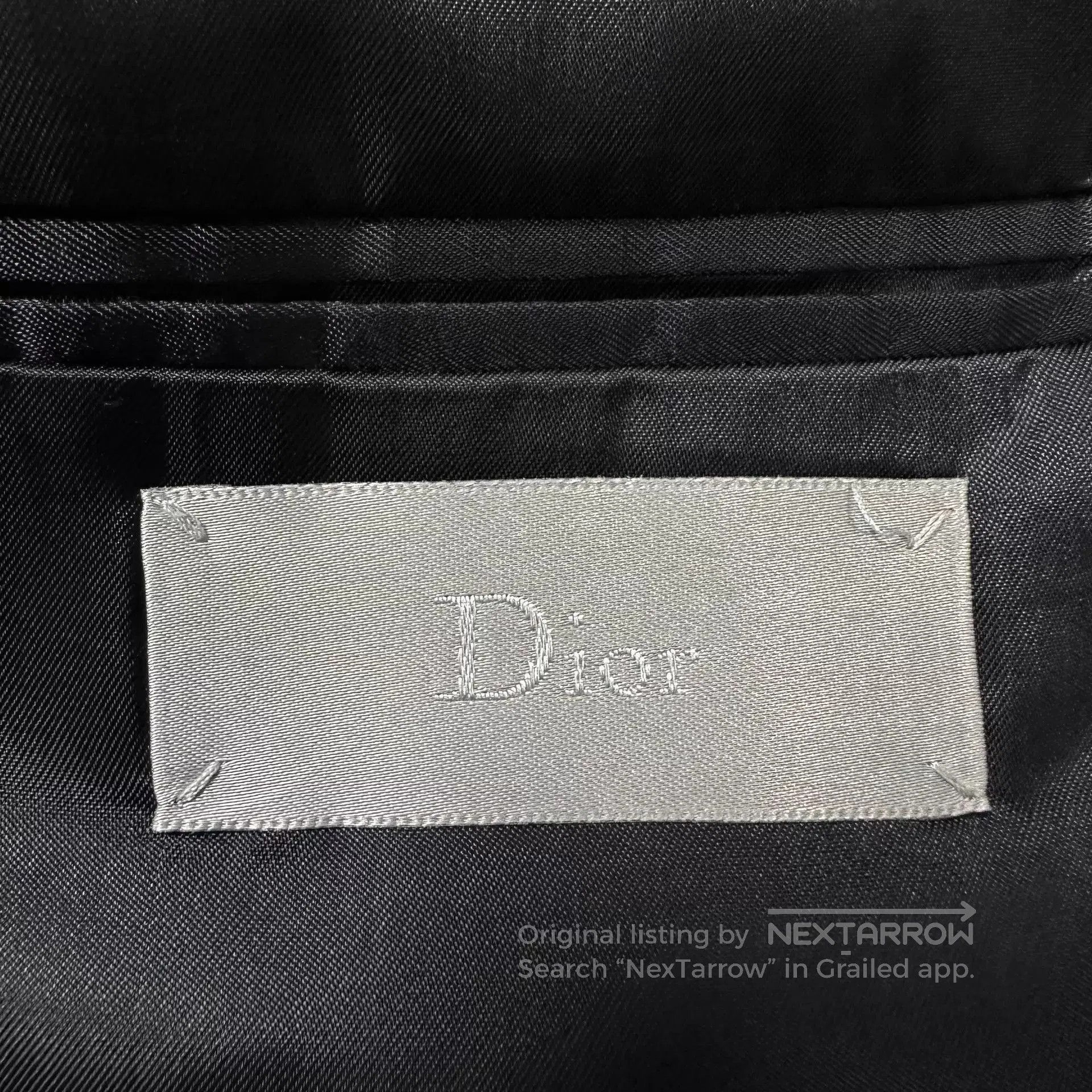 Dior Black Blazer with White Stitch Detailing. Size US M / EU 48-50 / 2 - 6 Thumbnail