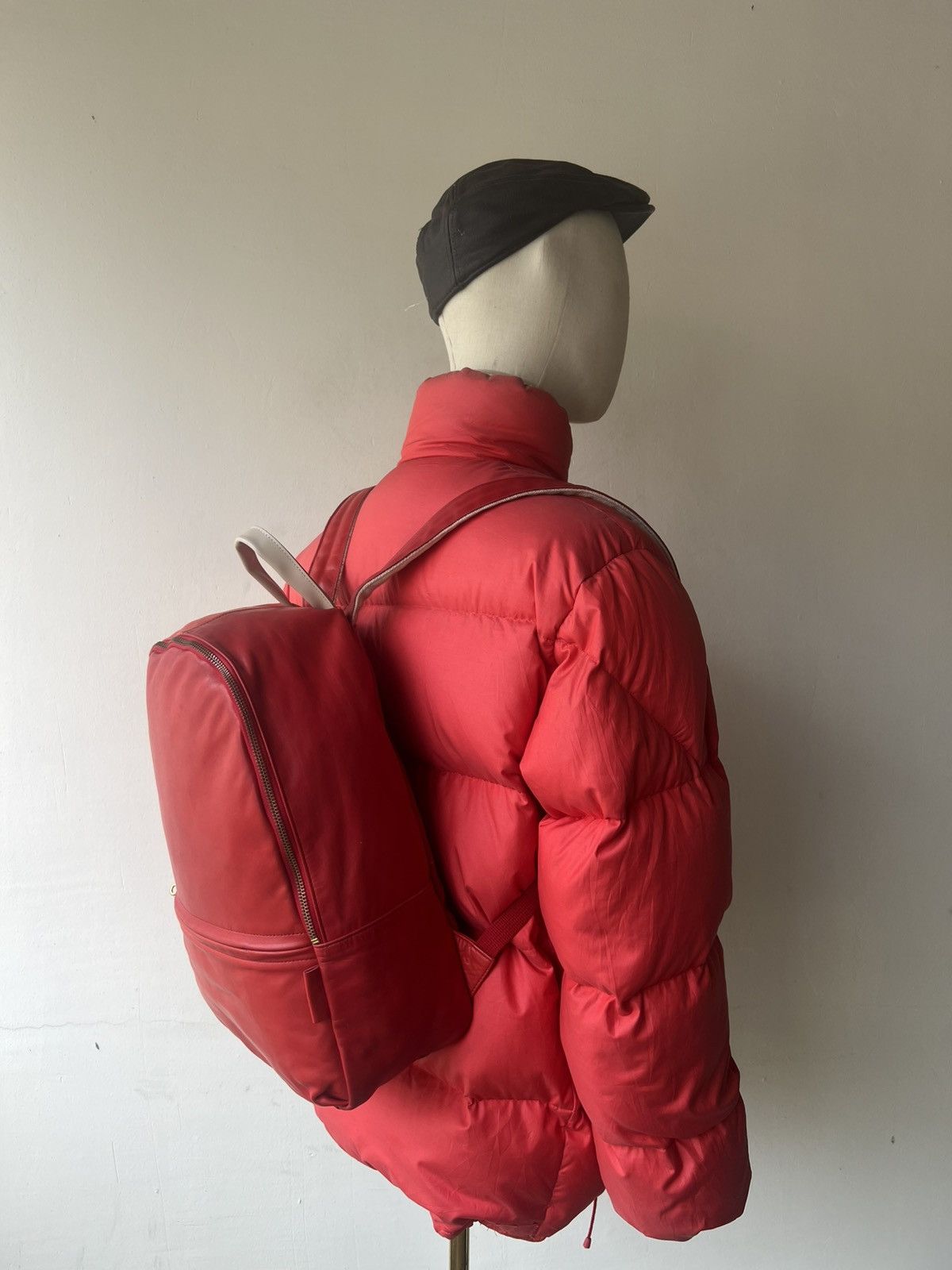 Shellac Agility Japan Patina Red Leather Backpack Bag Size ONE SIZE - 4 Thumbnail