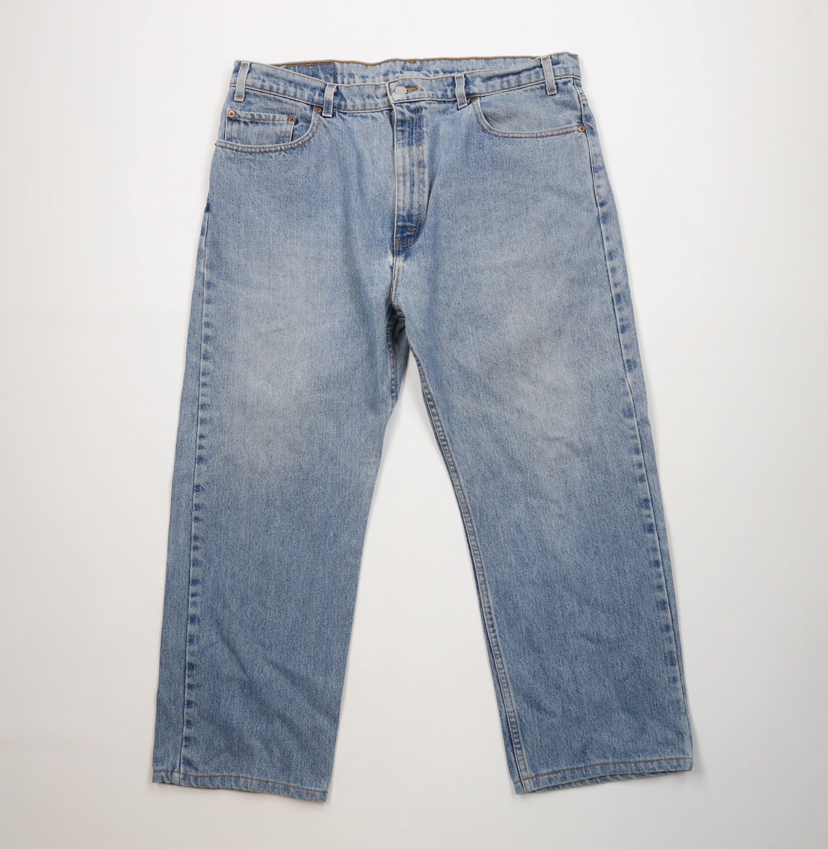 Levi's Vintage 90s Levis 550 Relaxed Fit Denim Jeans Blue Cotton Size US 40 / EU 56 - 1 Thumbnail