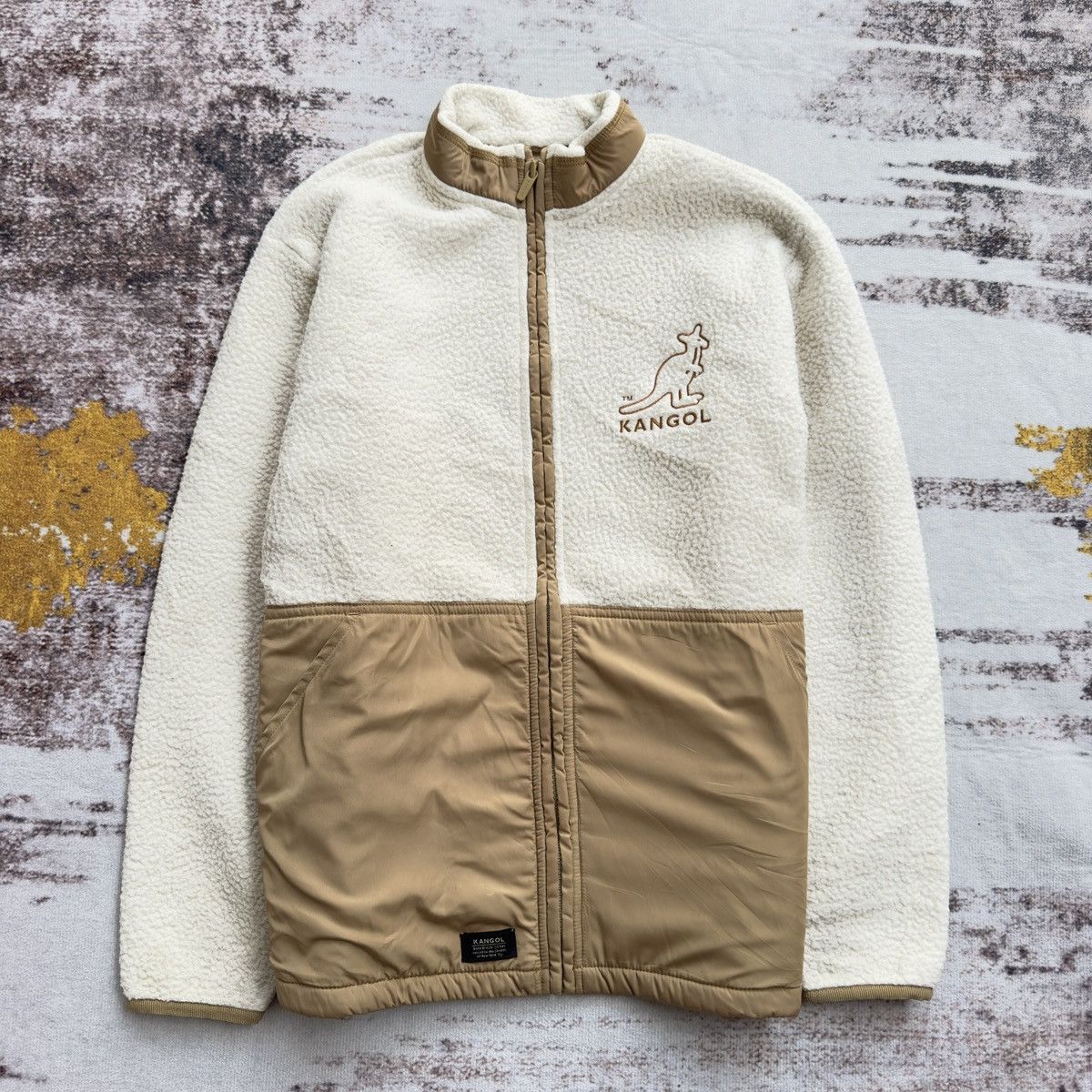 Kangol KANGOL SHERPA FLEECE FULL ZIP JACKET WINTER FLEECE Size US XS / EU 42 / 0 - 1 Thumbnail