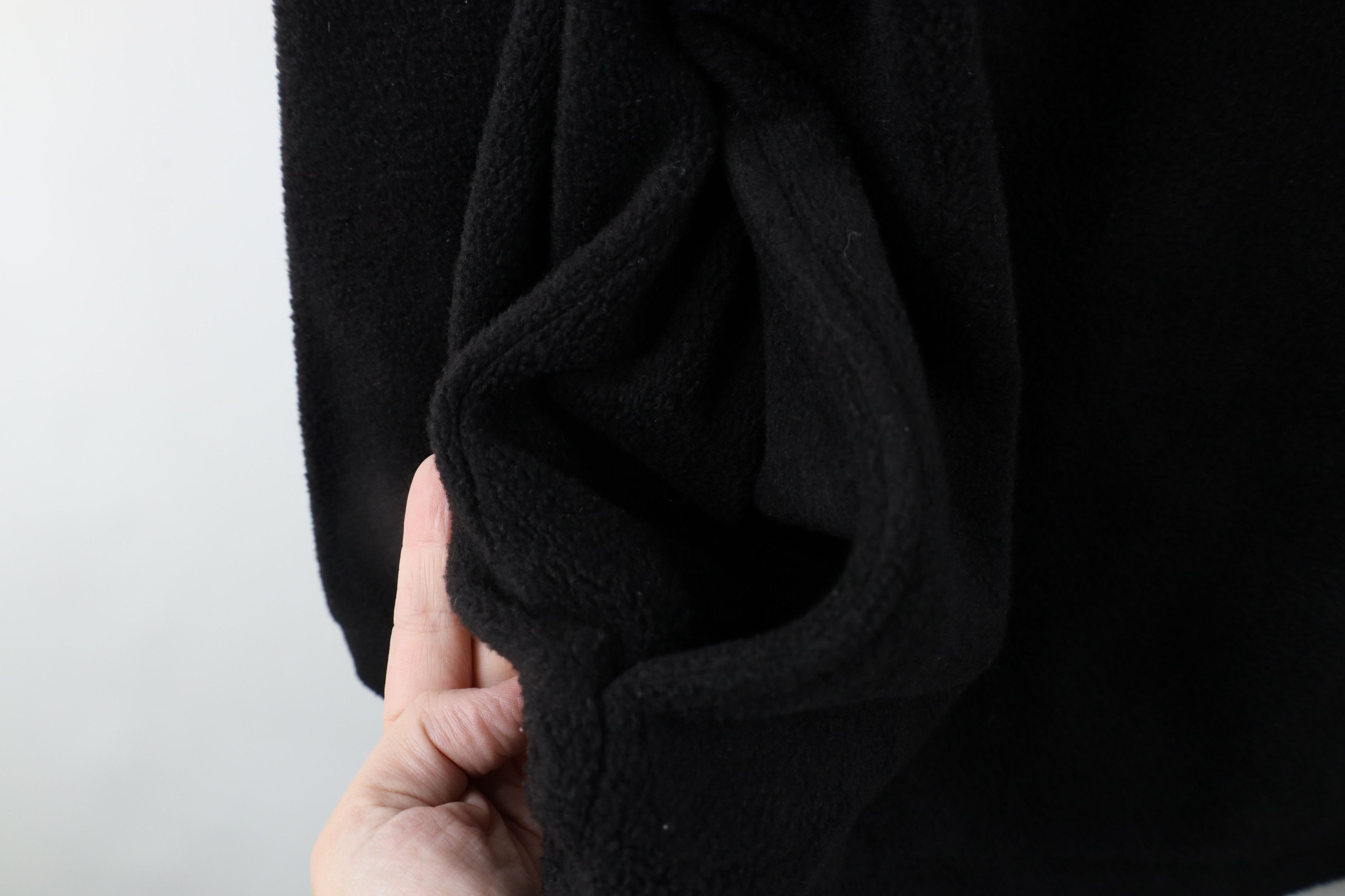 Vintage Vintage 90s Streetwear Fleece Pullover Sweater Black Size US L / EU 52-54 / 3 - 5 Thumbnail
