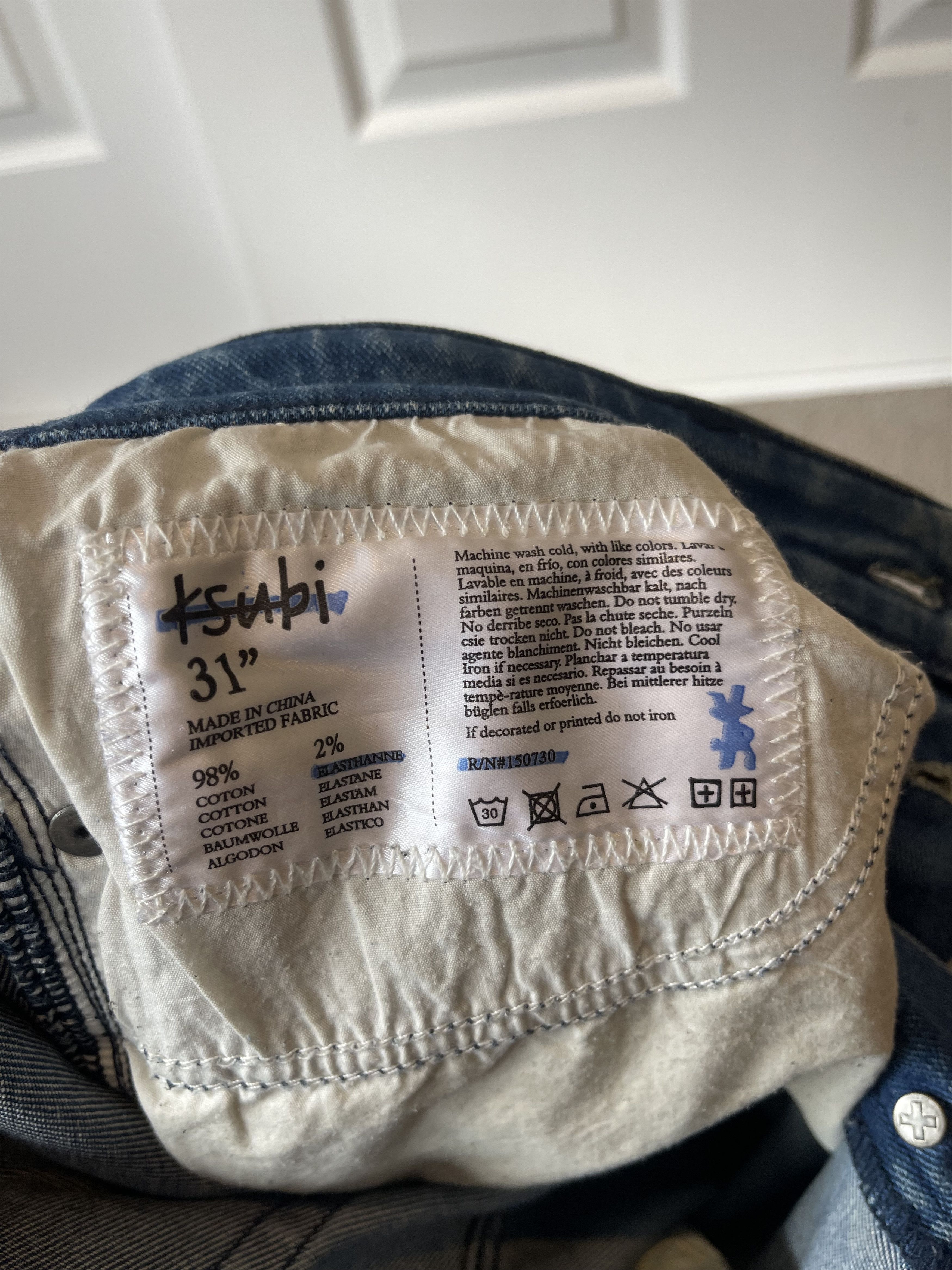 Ksubi Ksubi blue ripped jeans Size US 31 - 6 Thumbnail