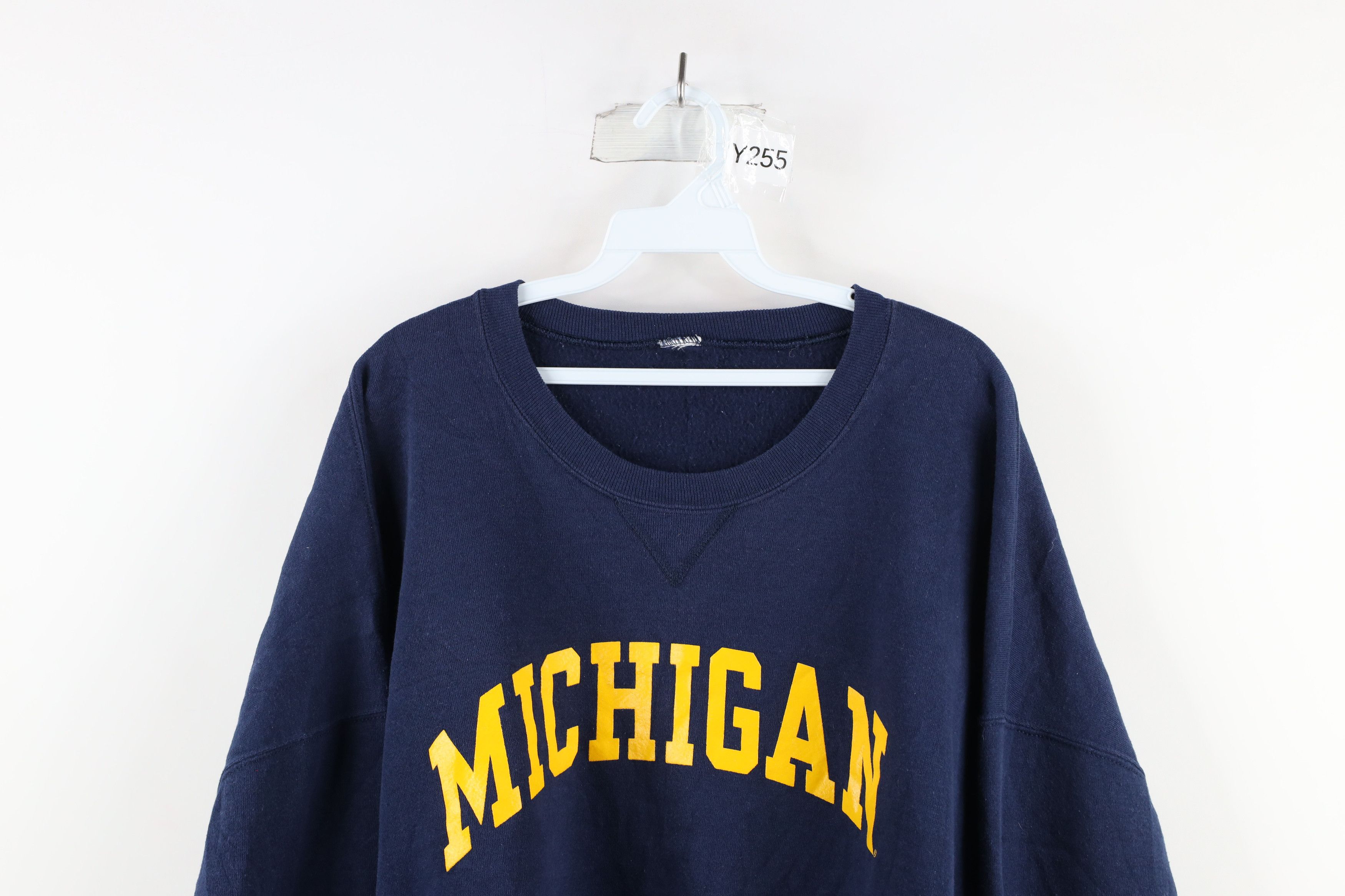 Russell Athletic Vintage 90s Russell Athletic University Michigan Sweatshirt Size US XXL / EU 58 / 5 - 2 Thumbnail