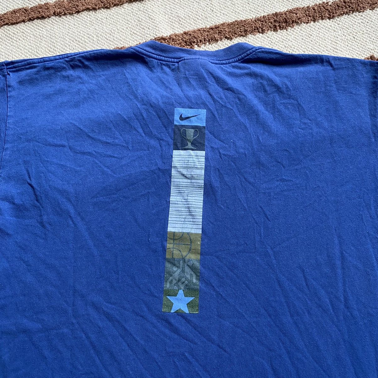 Nike × Vintage VINTAGE NIKE 90s CENTRE SWOOSH BACK PRINT T SHIRT Size US L / EU 52-54 / 3 - 4 Thumbnail