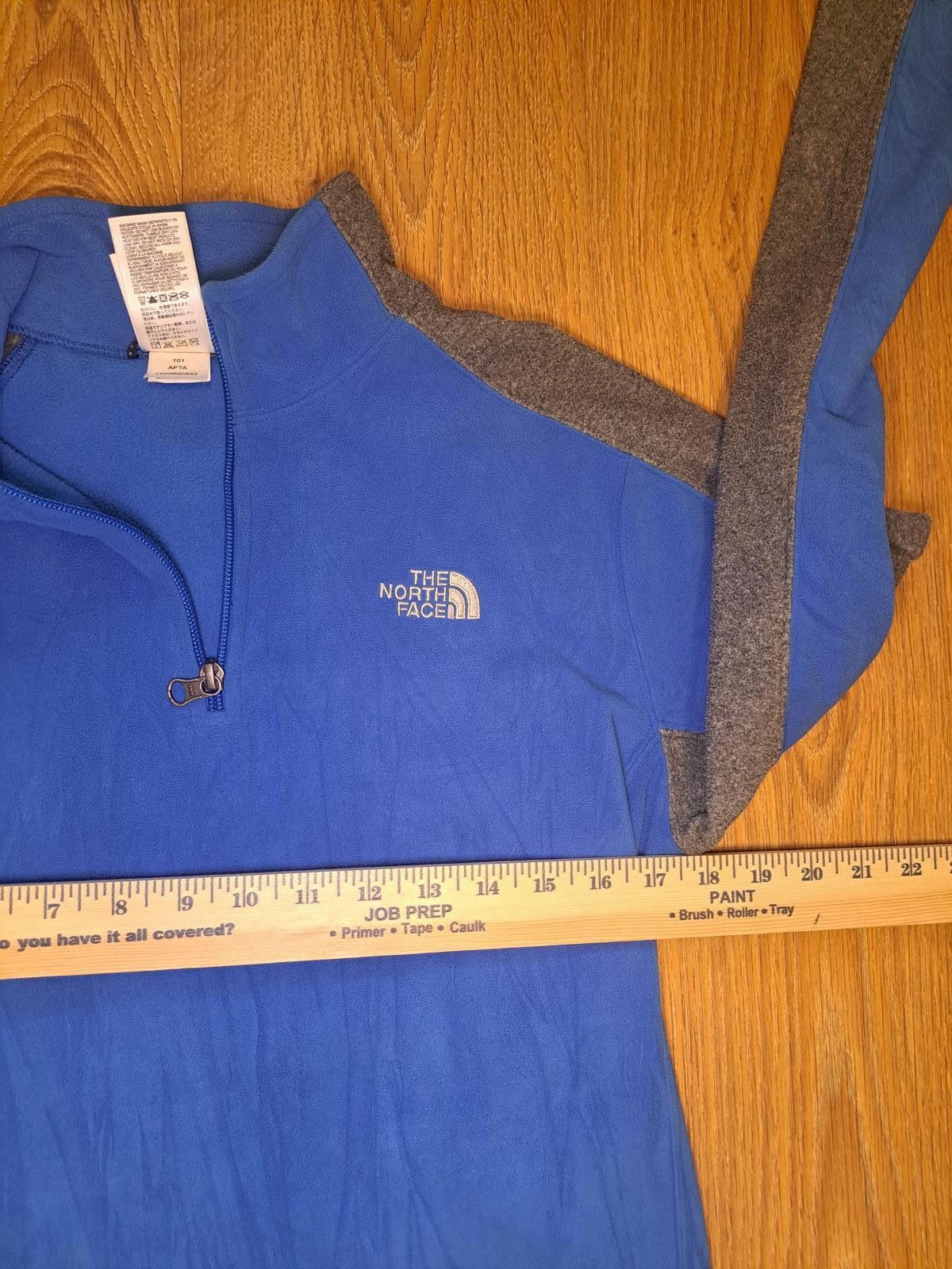 The North Face The North Face Quarter Zip Pullover Sweater Boys XL Blue Size US XL / EU 56 / 4 - 6 Thumbnail