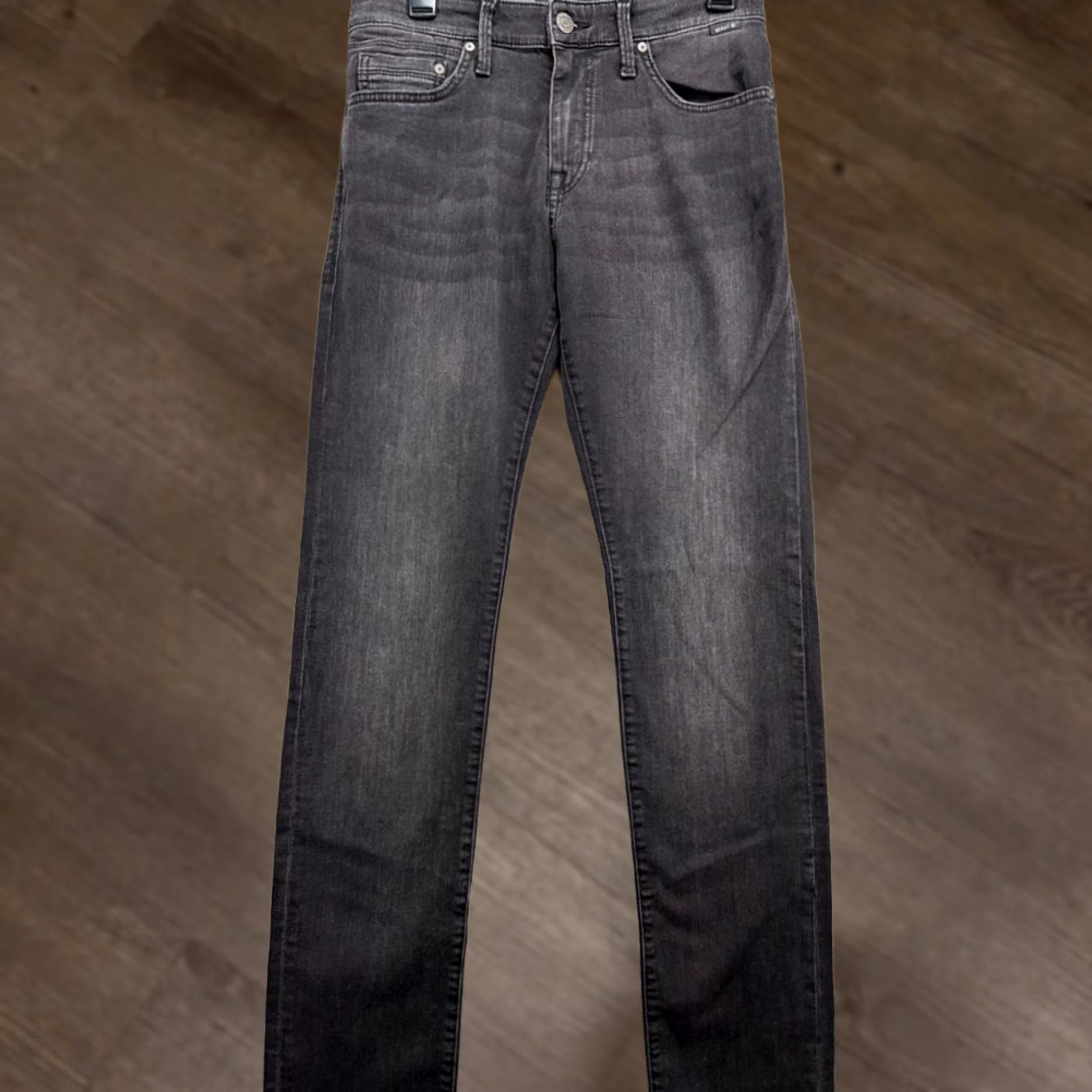 Mavi Mavi Zach Jeans Mens 29X34 Dark Grey Straight Denim Pants NEW Size US 29 - 1 Thumbnail