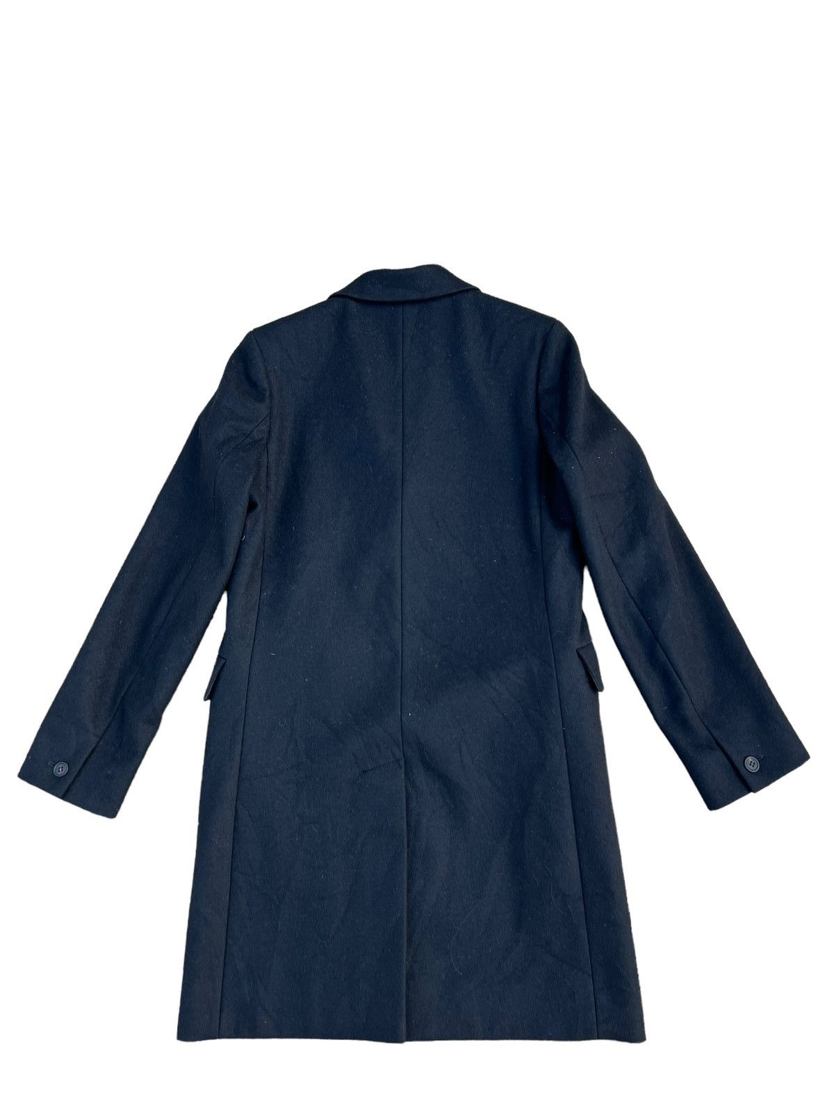 A.P.C. RARE! Archive 1998 A.P.C. France Black Wool Overcoat Jacket Size US S / EU 44-46 / 1 - 2 Thumbnail
