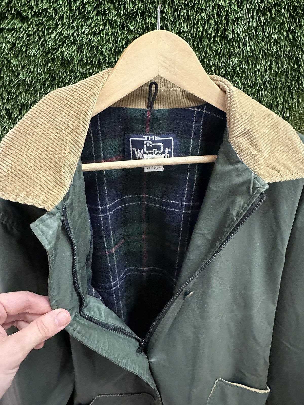 Vintage Vintage Woolrich Flannel Lined Rain Jacket Small | Grailed