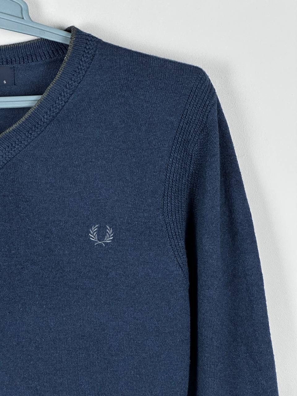 Fred Perry Fred Perry Blue Wool Sweater Size S Size US S / EU 44-46 / 1 - 4 Thumbnail