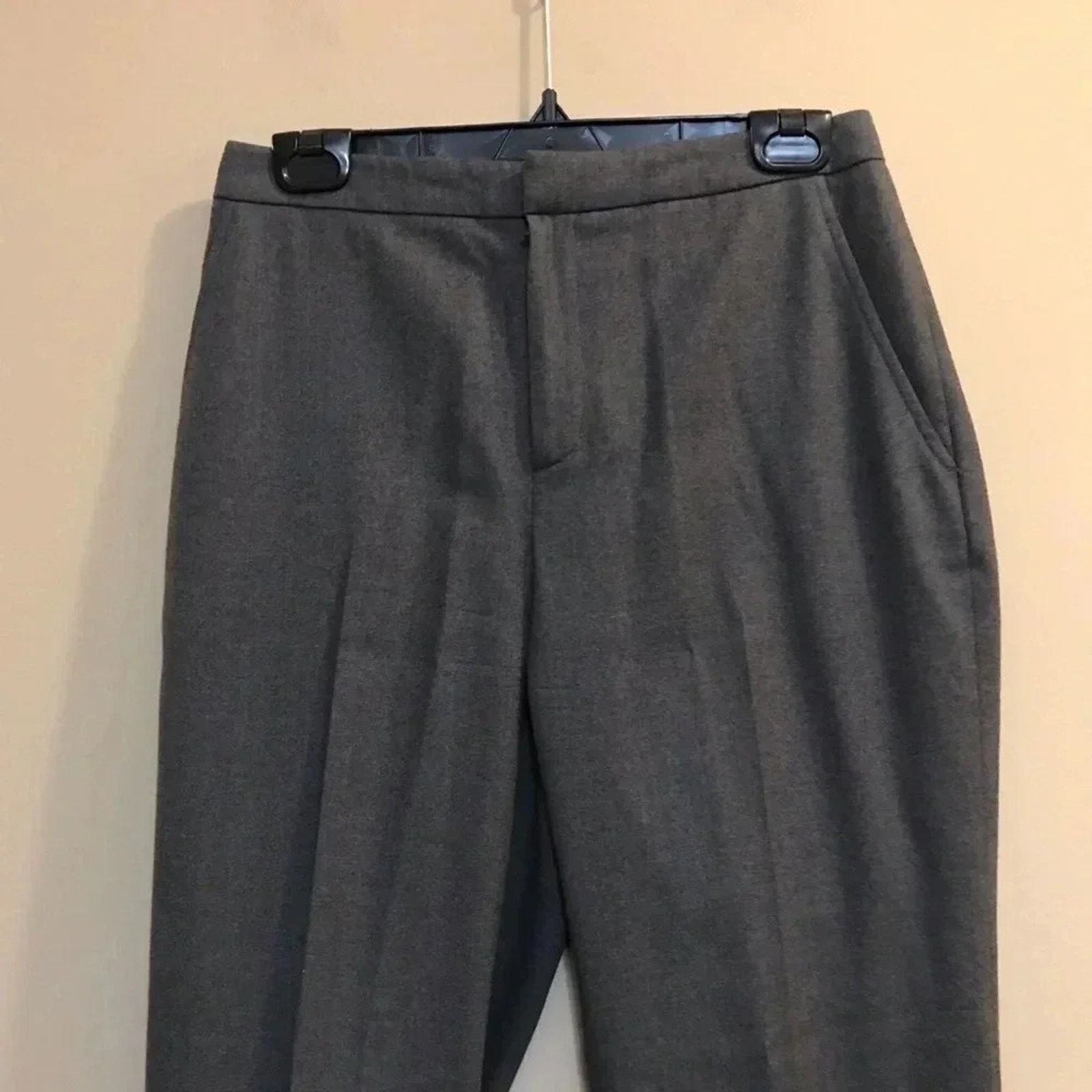 Ellen Tracy ELLEN TRACY Dress Pants SZ 2 Grey Wool Spandex Trousers Size 26" / US 2 / IT 38 - 2 Thumbnail