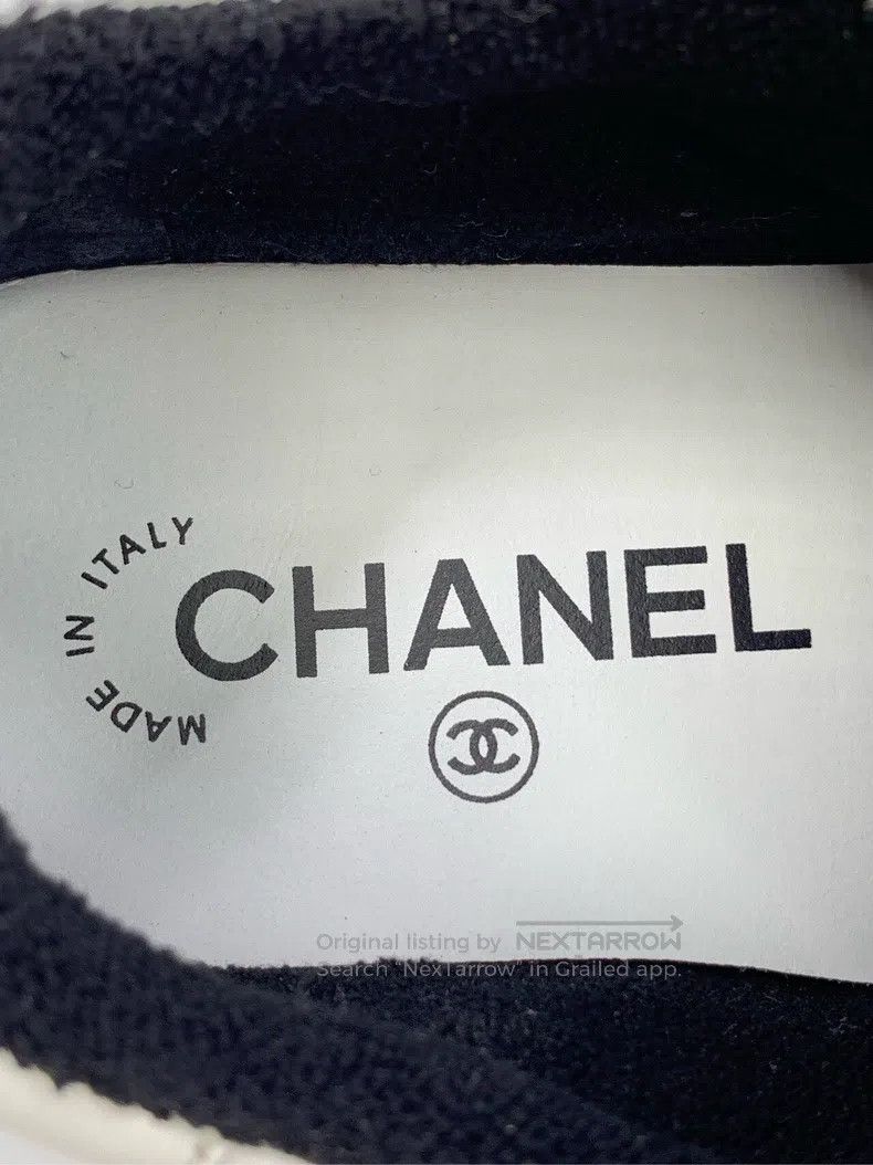 Chanel Chanel Logo black and white panda lacing casual shoes snea Size US 5 / IT 35 - 7 Thumbnail