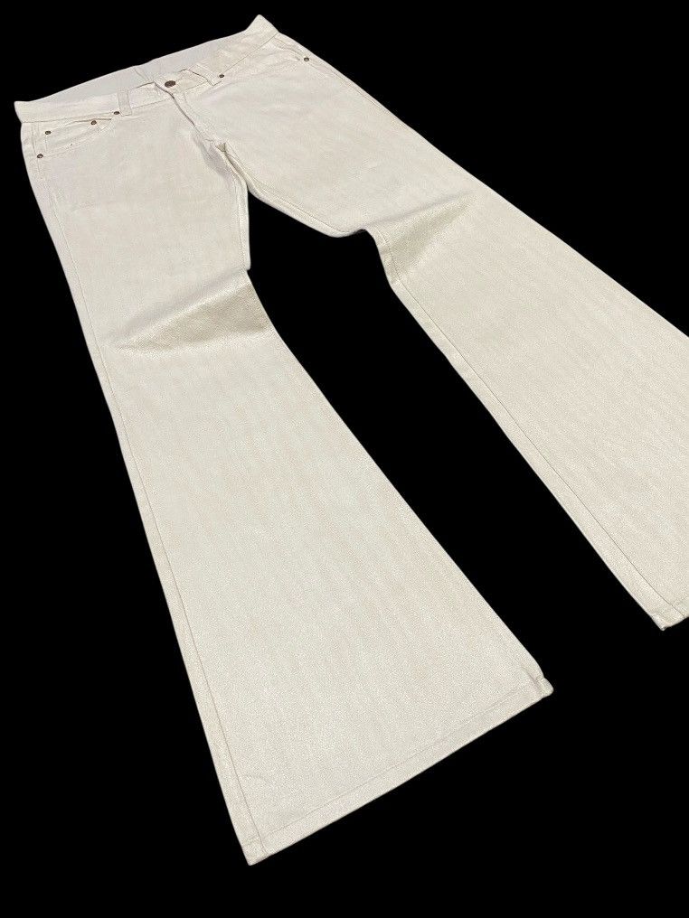 Tornado Mart 💃Tornado Mart AW2000 Mole Skin Flare Jeans Size US 33 - 24 Thumbnail