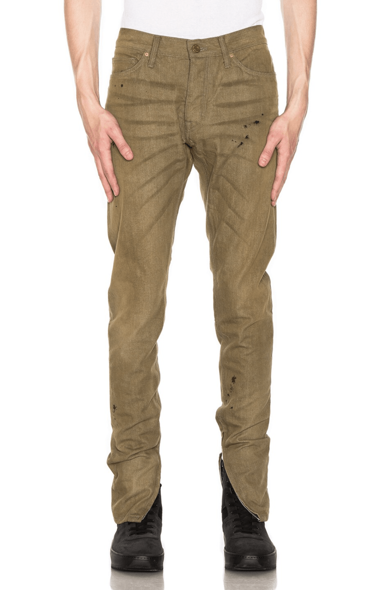 Fear of God $895 FEAR OF GOD 5TH SLIM SELVEDGE VINTAGE GOLD DENIM JEANS Size US 32 / EU 48 - 1 Thumbnail