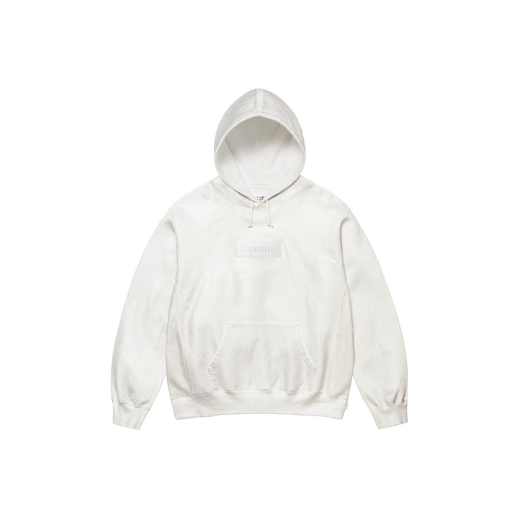 Supreme Supreme x MM6 Maison Margiela Foil Box Logo Hoodie S Size US S / EU 44-46 / 1 - 1 Thumbnail
