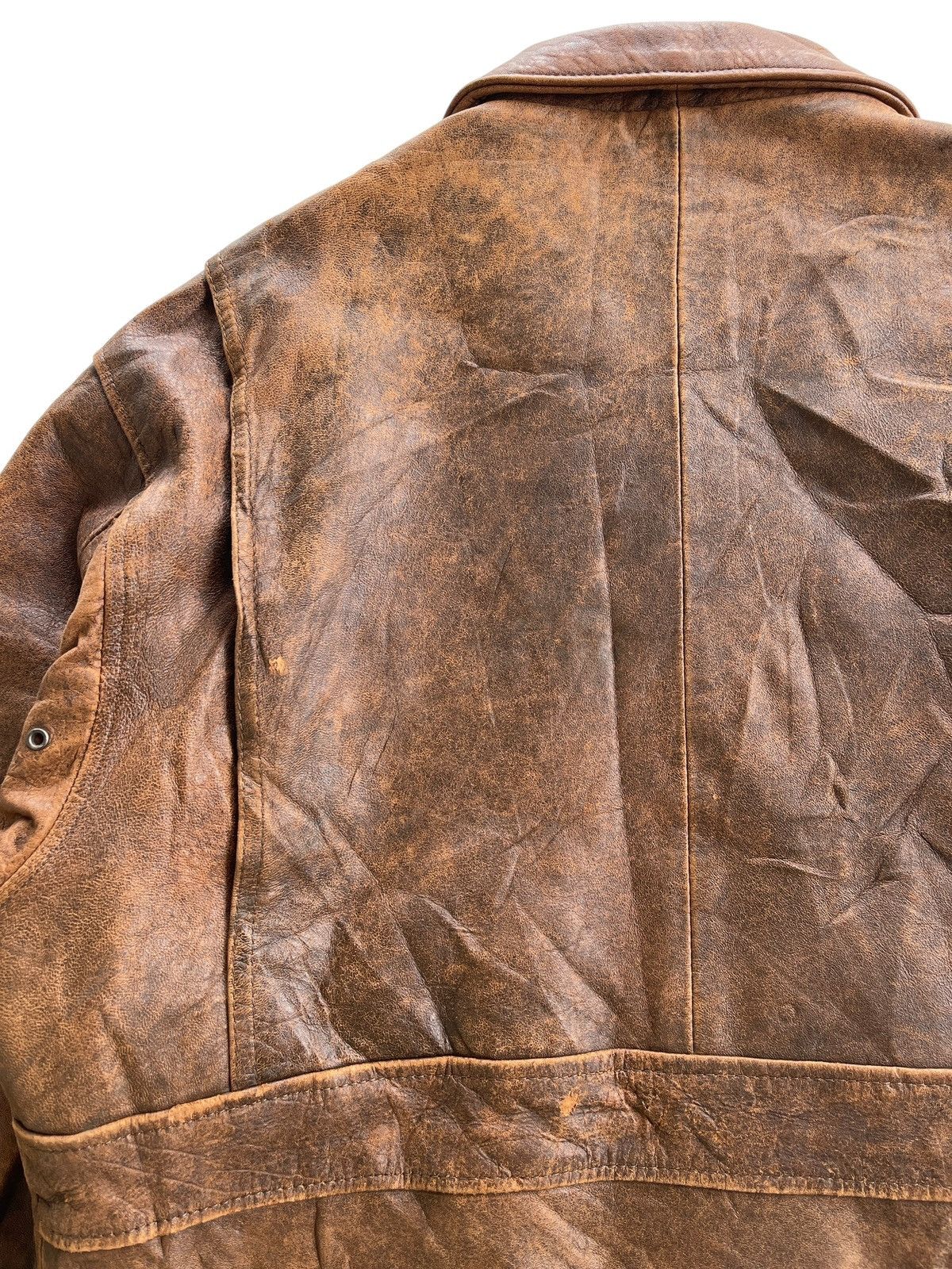 Japanese Brand Sub Urban Sheepskin Leather Jacket Size US L / EU 52-54 / 3 - 12 Thumbnail